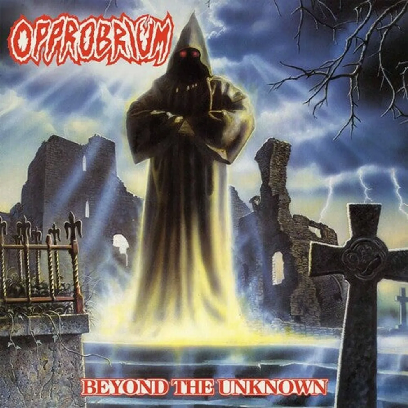 Opprobrium LP Vinyl - Beyond The Unknown (Blue/White & Red Splatter)