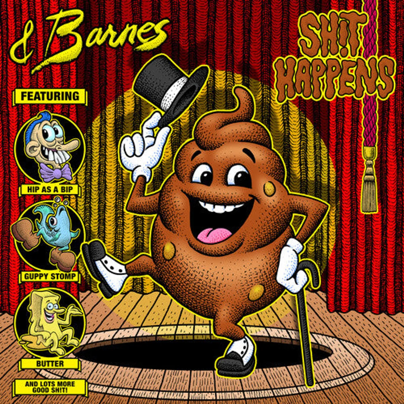 & Barnes LP Vinyl - Shit Happens (Brwn) (Coloured Vinyl) (Dlcd)