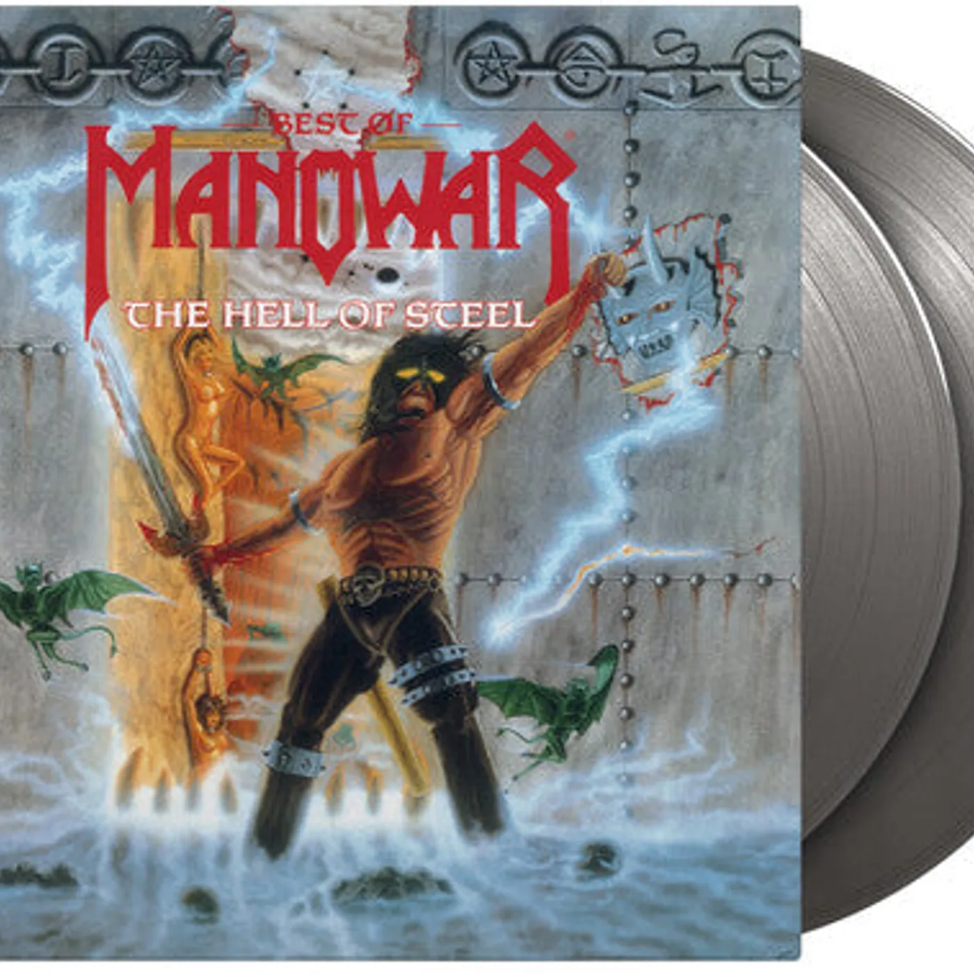 Manowar LP Vinyl - Hell Of Steel: Best Of (Coloured Vinyl) (Ltd) (Ogv) (Slv)