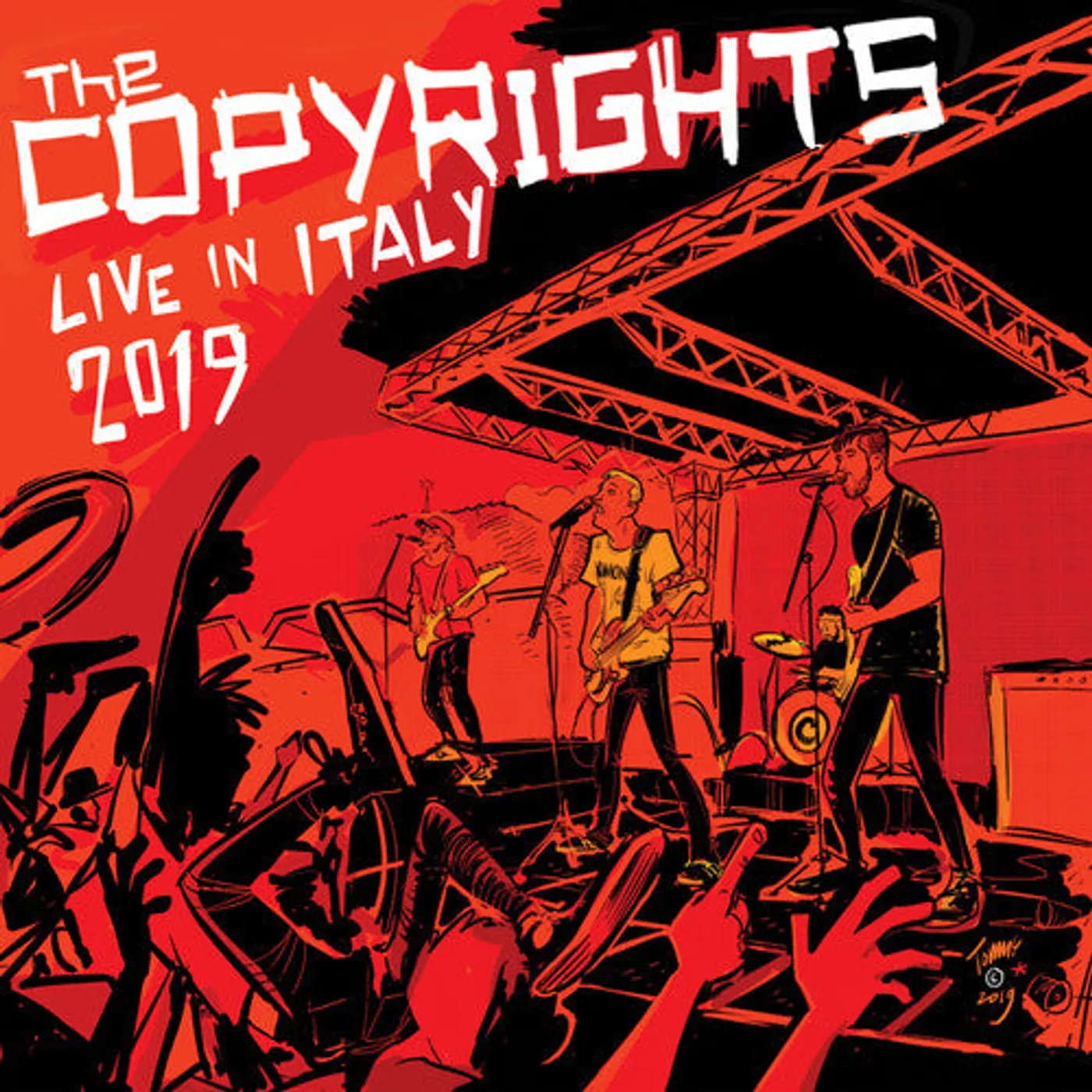 The Copyrights LP Vinyl - Live In Italy 2019