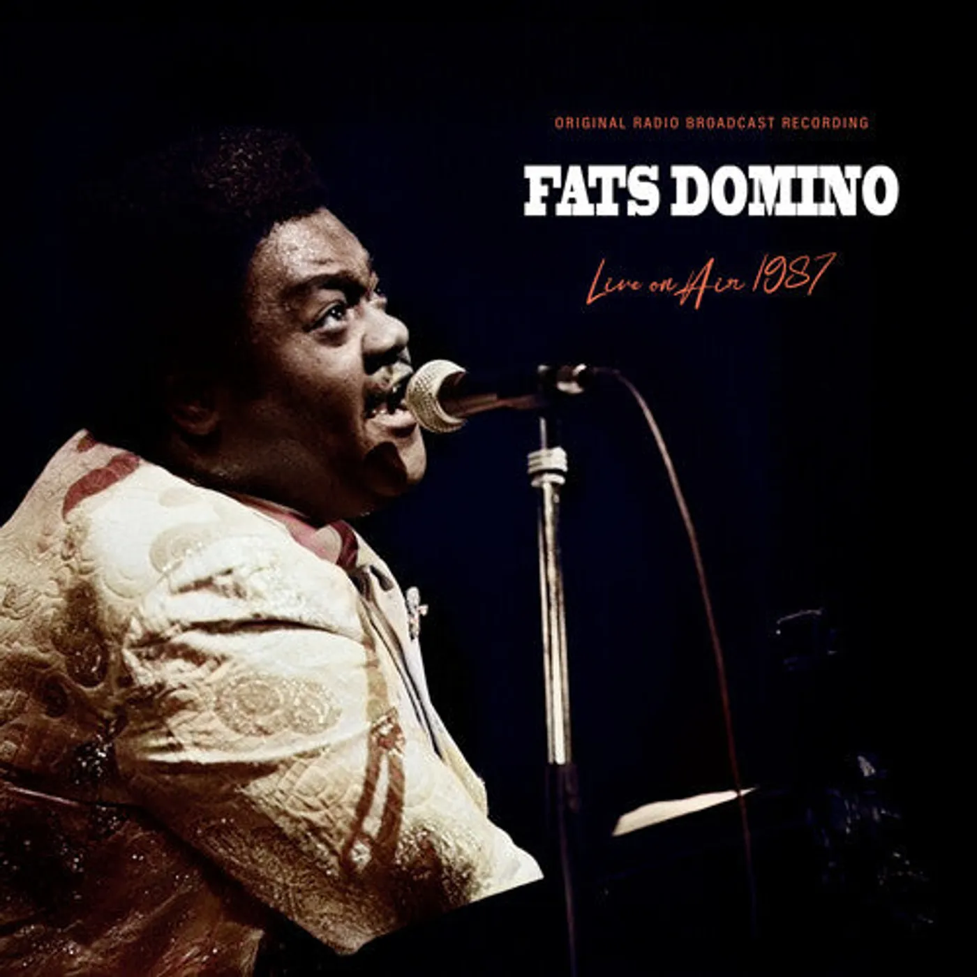 Fats Domino LP Vinyl - Live On Air 1987