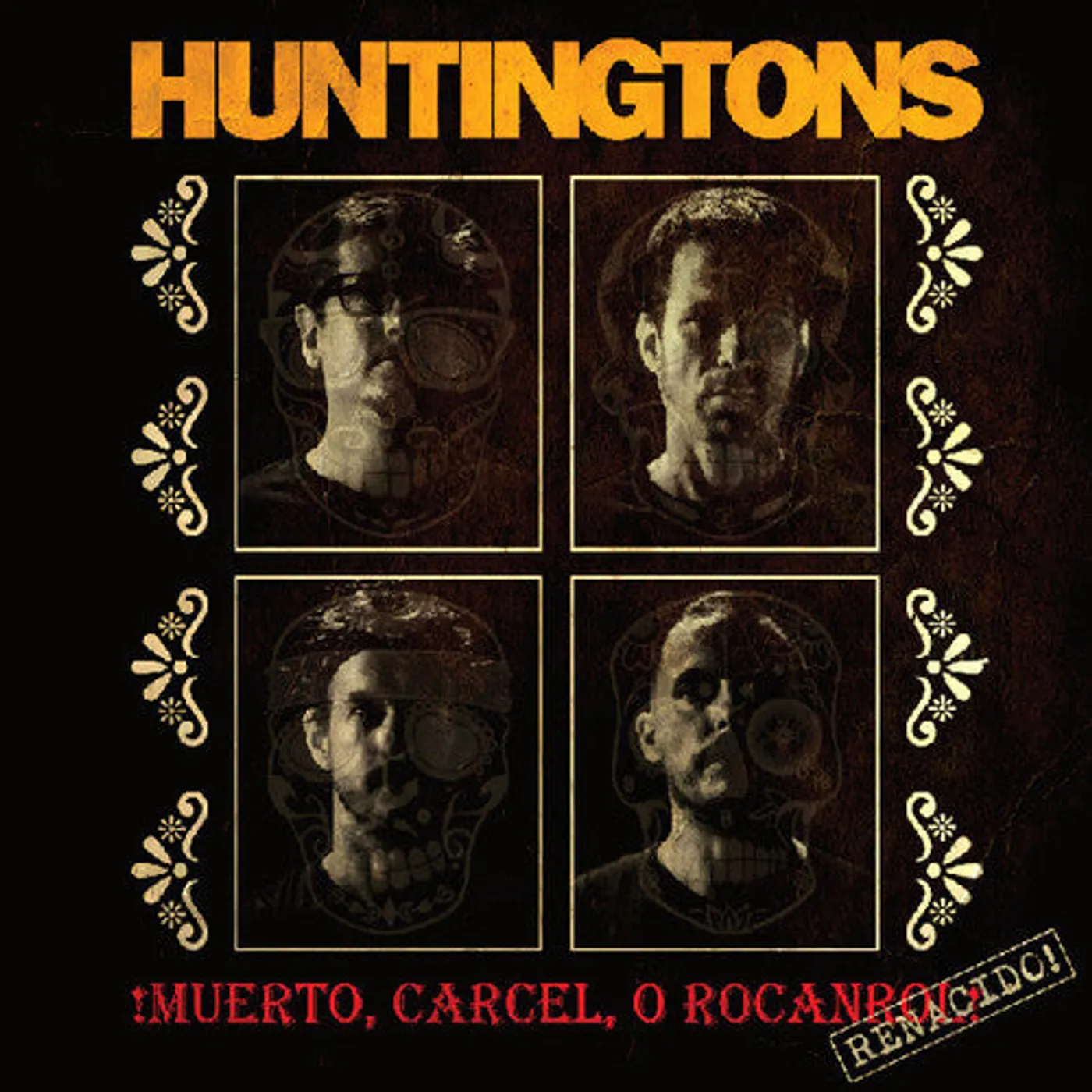 Huntingtons LP Vinyl - Muerto Carcel O Rocanrol Renacido (Coloured Vinyl) (Wht)