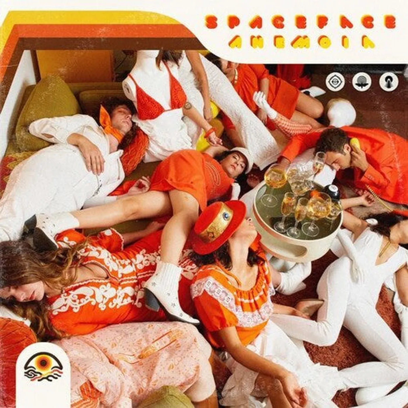 Spaceface LP Vinyl - Anemoia (Orange Swirl) (Coloured Vinyl) (Ogv) (Org)