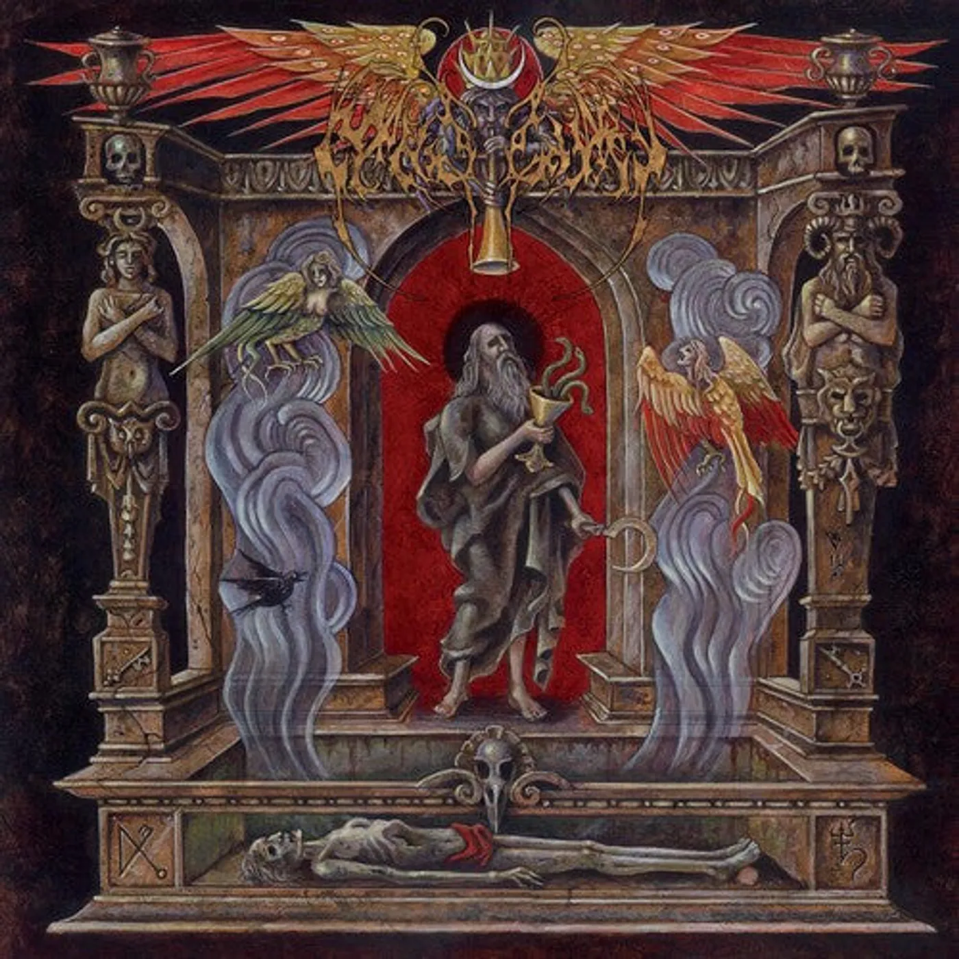 Nightbringer LP Vinyl - Hierophany Of The Open Grave (Gol) (Ltd)