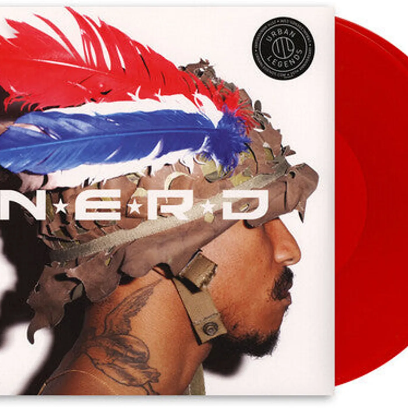 N.E.R.D. LP Vinyl - Nothing (Coloured Vinyl) (Ltd) (Red)