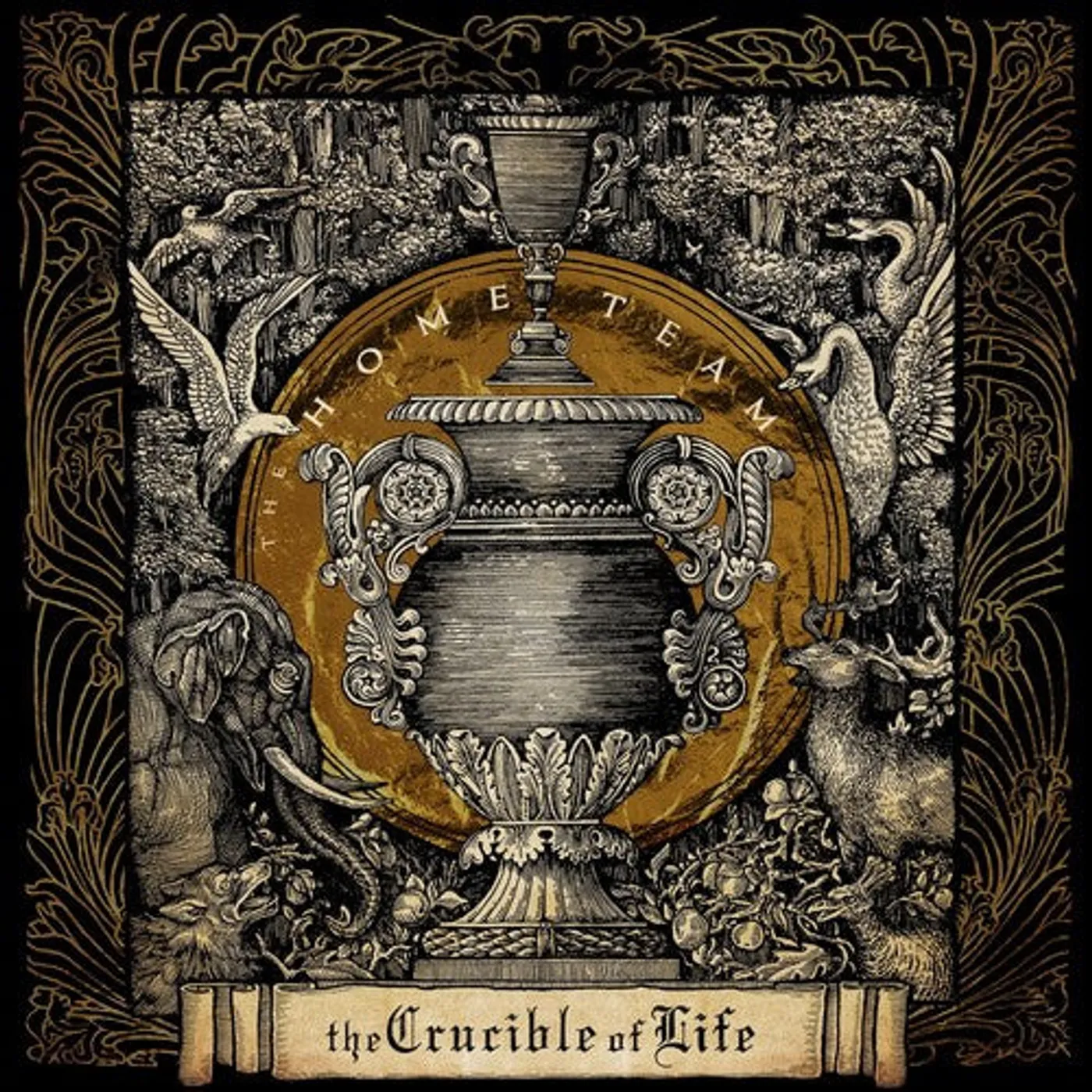 The Home Team LP Vinyl - Crucible Of Life (Blk) (Coloured Vinyl) (Gol)