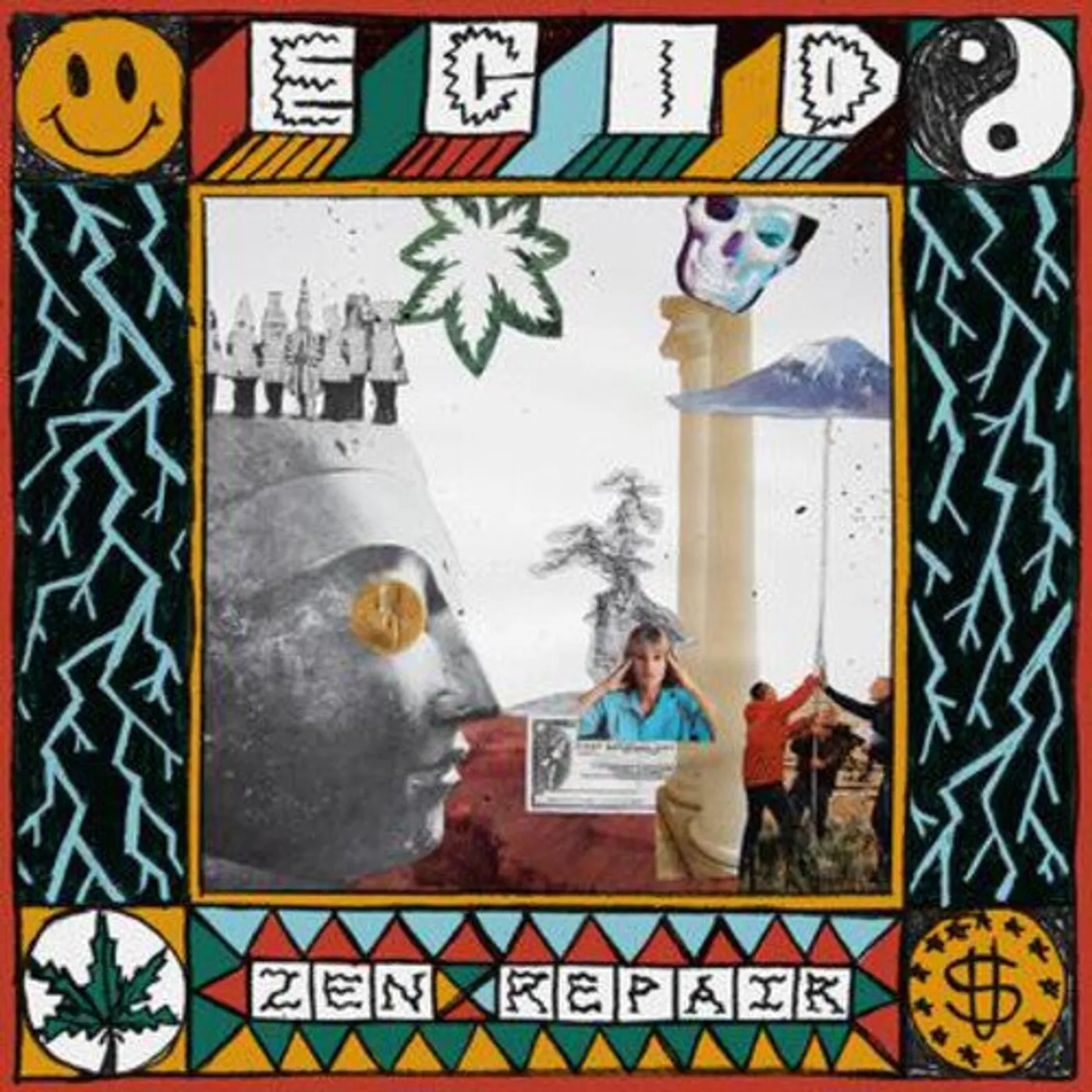 ECID LP Vinyl - Zen Repair - Blue Seaglass (Blue) (Coloured Vinyl) (Ltd)