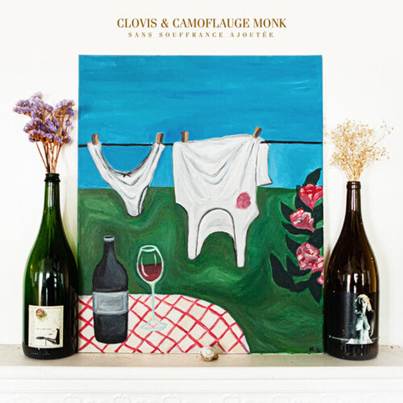 Clovis & Camoflauge Monk LP Vinyl - Sans Souffrance Ajoutee