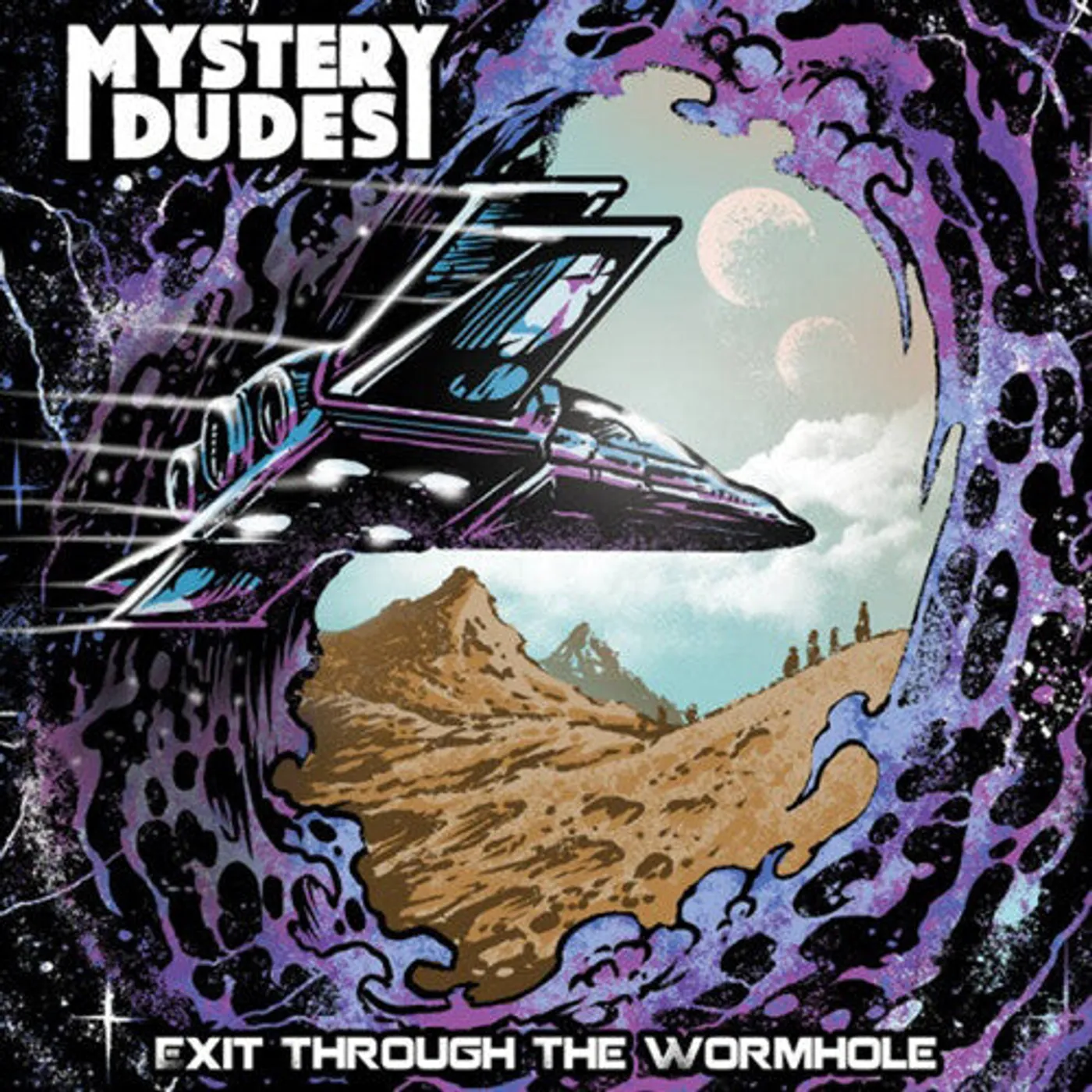 Mystery Dudes LP Vinyl - Exit Through The Wormhole (Coloured Vinyl) (Purp)