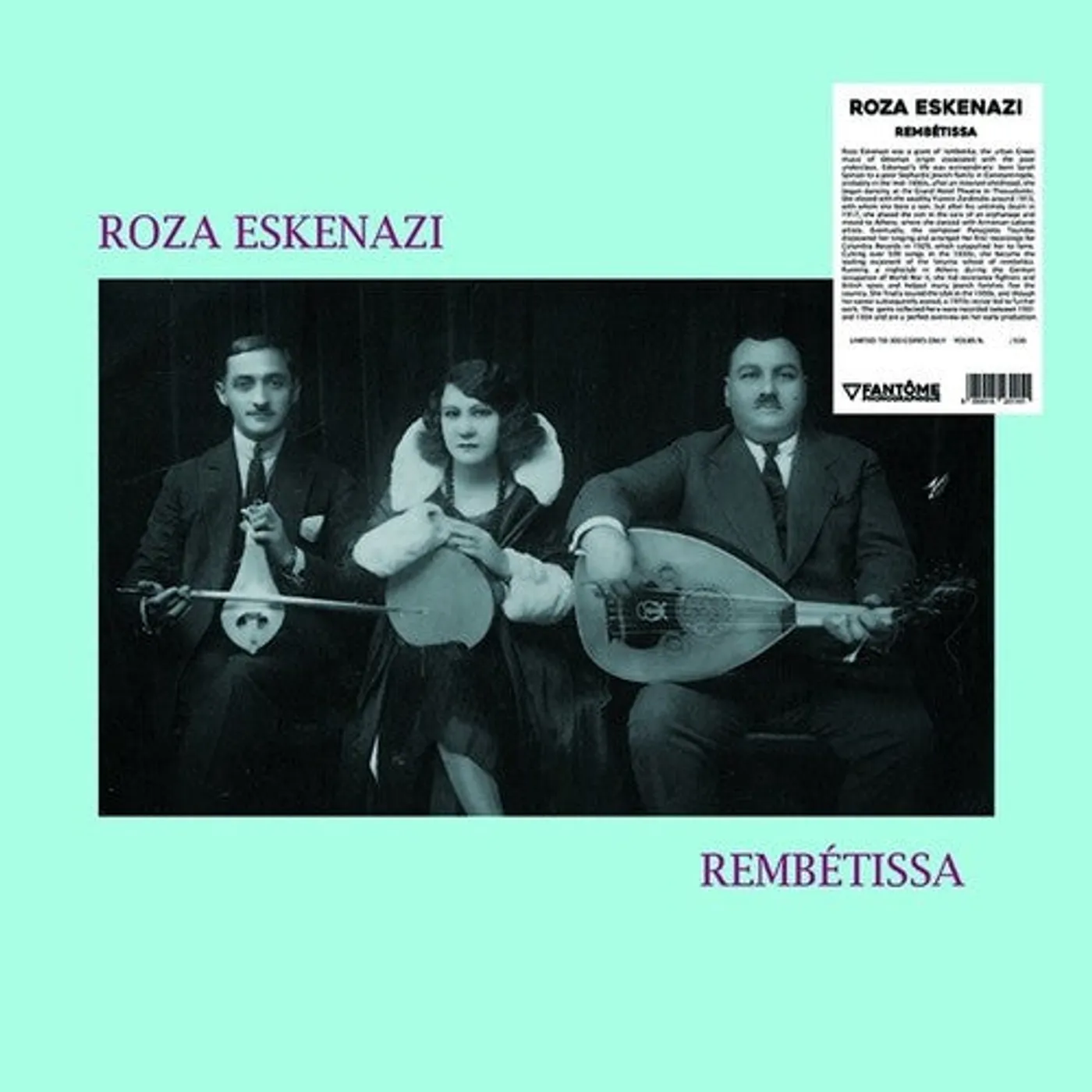Roza Eskenazi LP Vinyl - Rembetissa