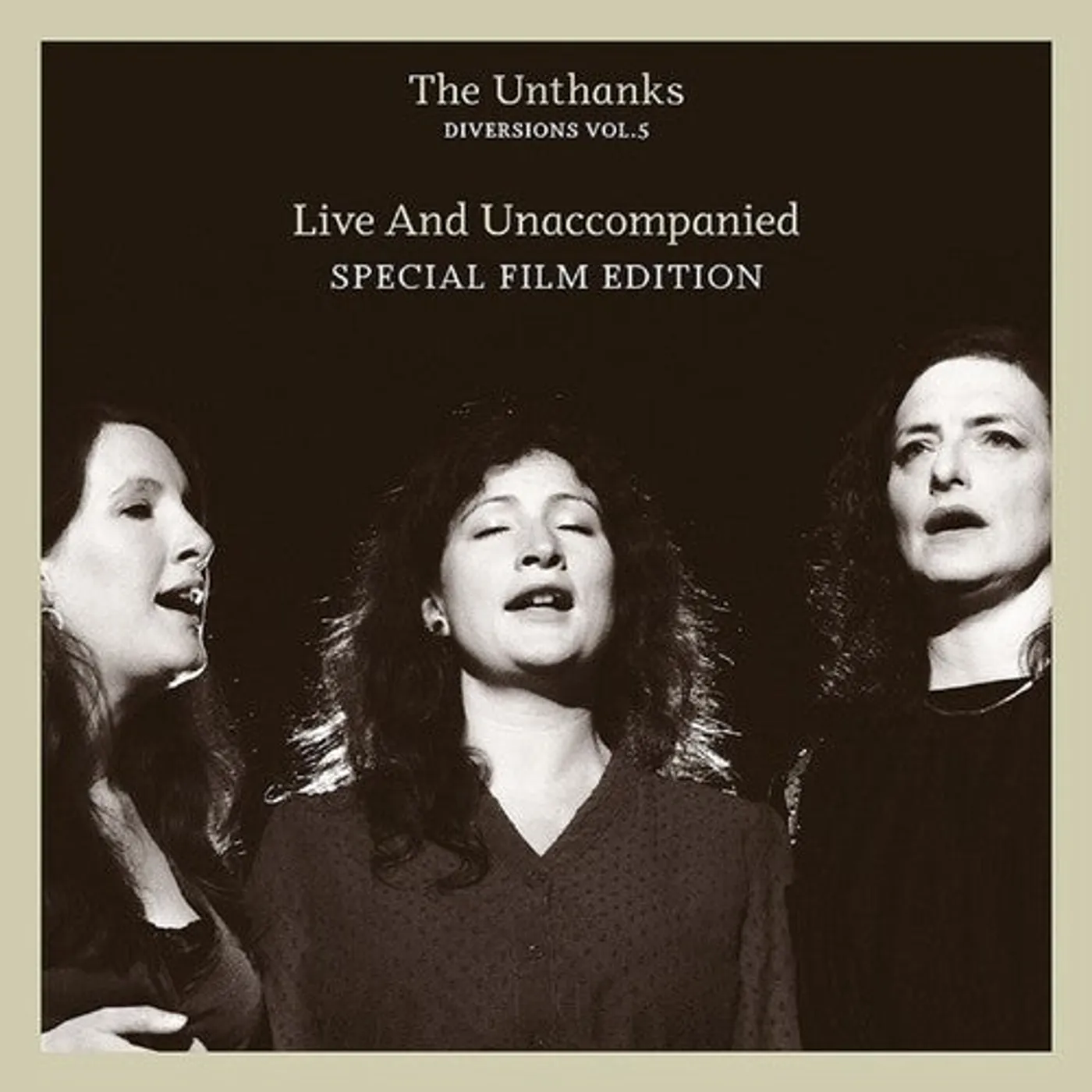 The Unthanks LP Vinyl - Diversions Vol.5: Live And Unaccompanied (W/Dvd)