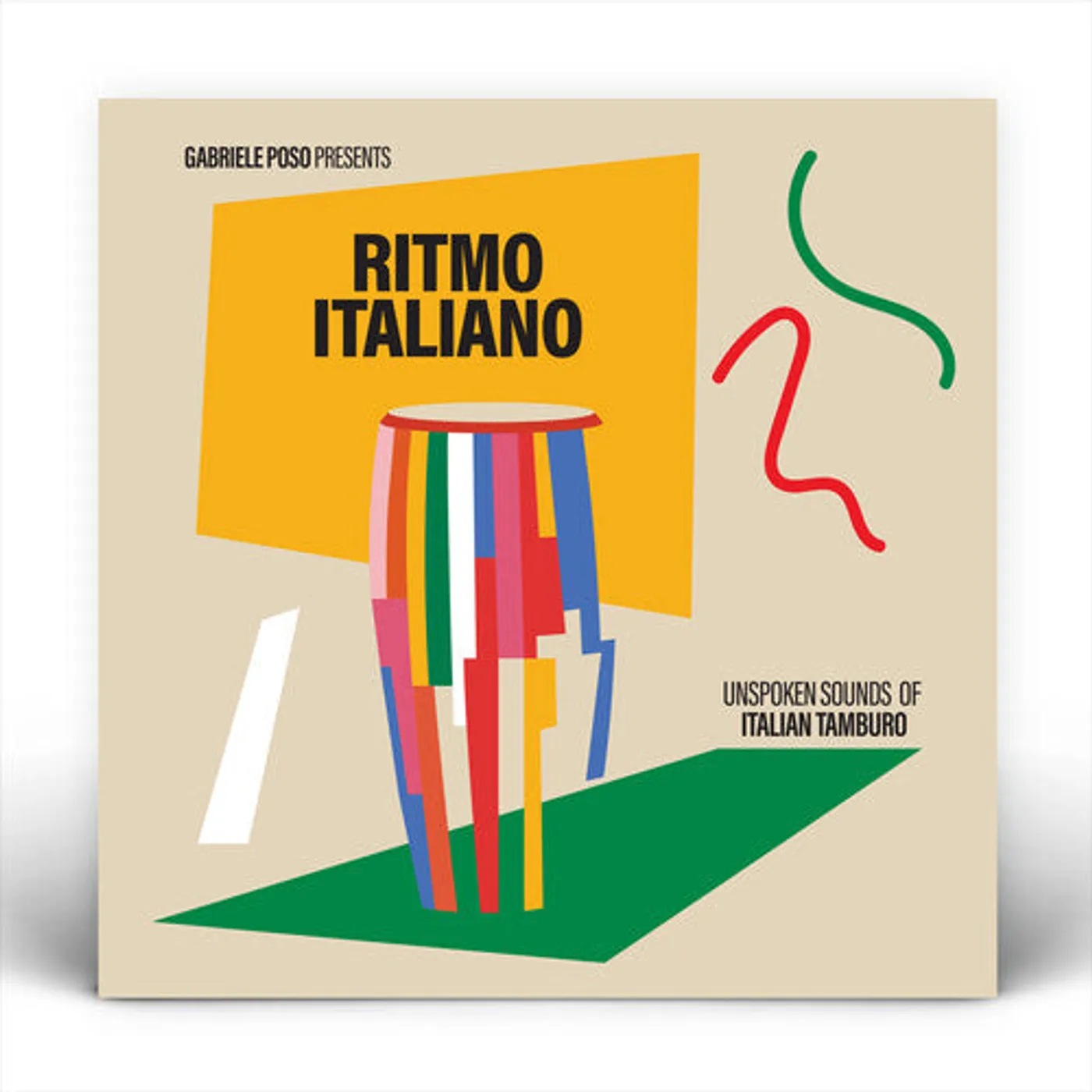 Gabriele Poso LP Vinyl - Ritmo Italiano Unspoken Sounds Of Italian Tamburo