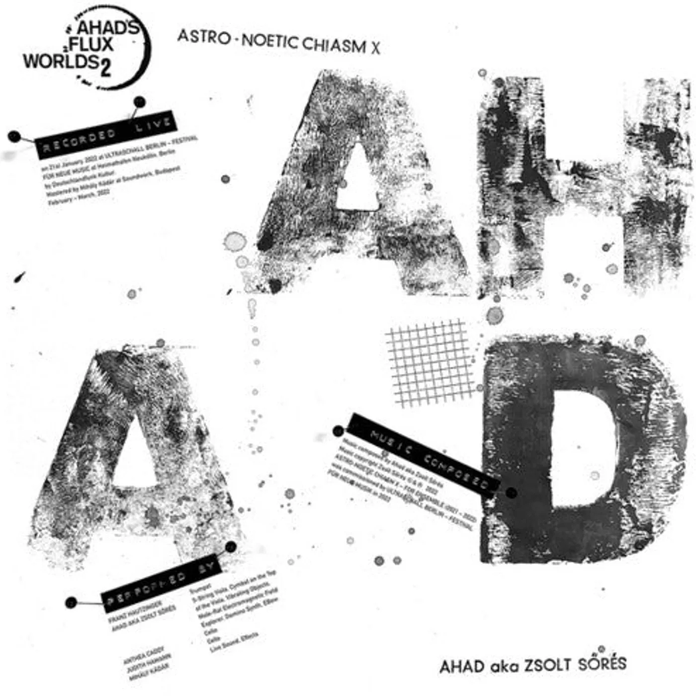 Zsolt Sőrés LP Vinyl - Astro-Noetic Chiasm X