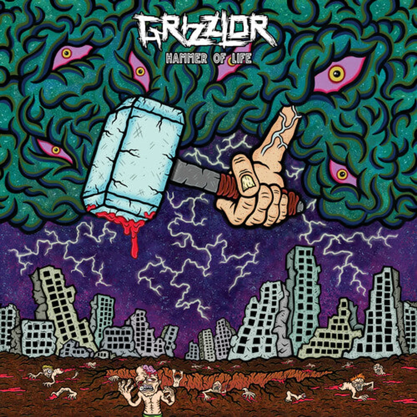 Grizzlor LP Vinyl - Hammer Of Life