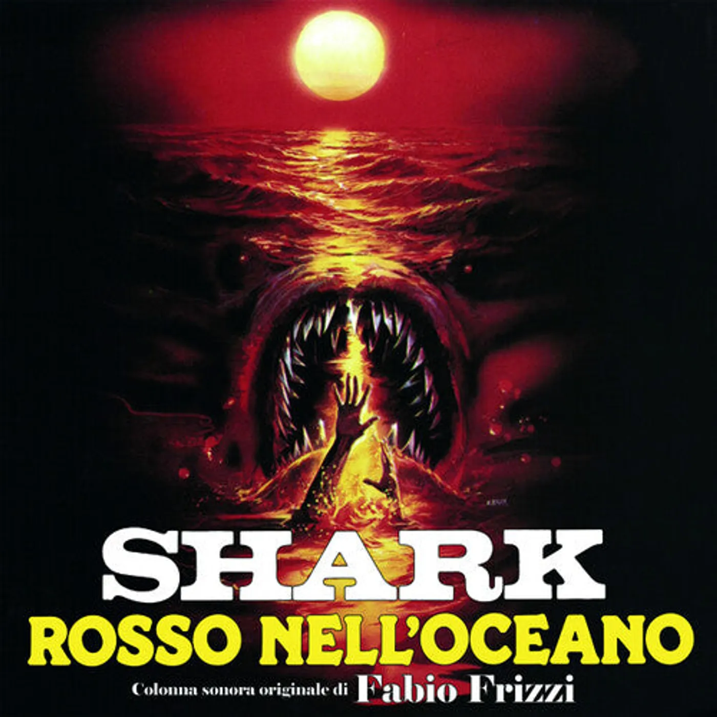 Fabio Frizzi LP Vinyl - Shark Rosso Nell'Oceano