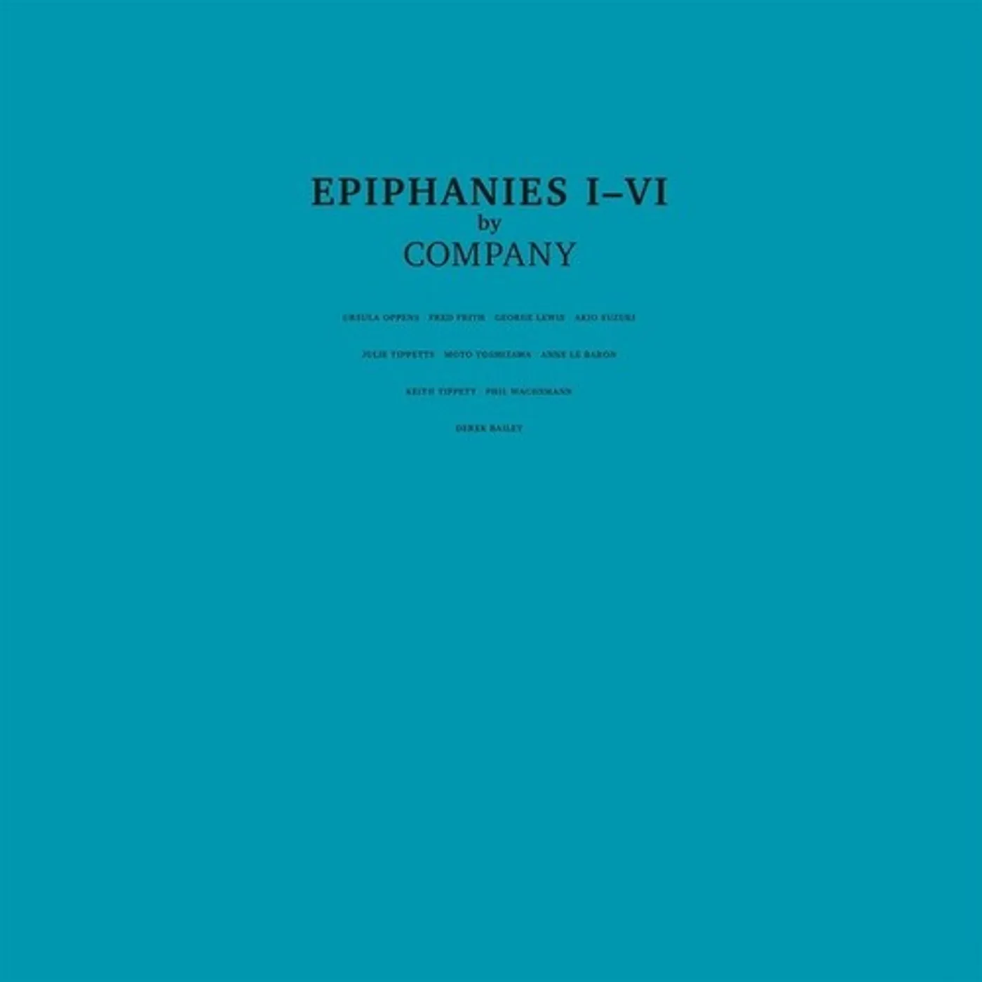 Company LP Vinyl - Epiphanies I-Vi (2Pk)
