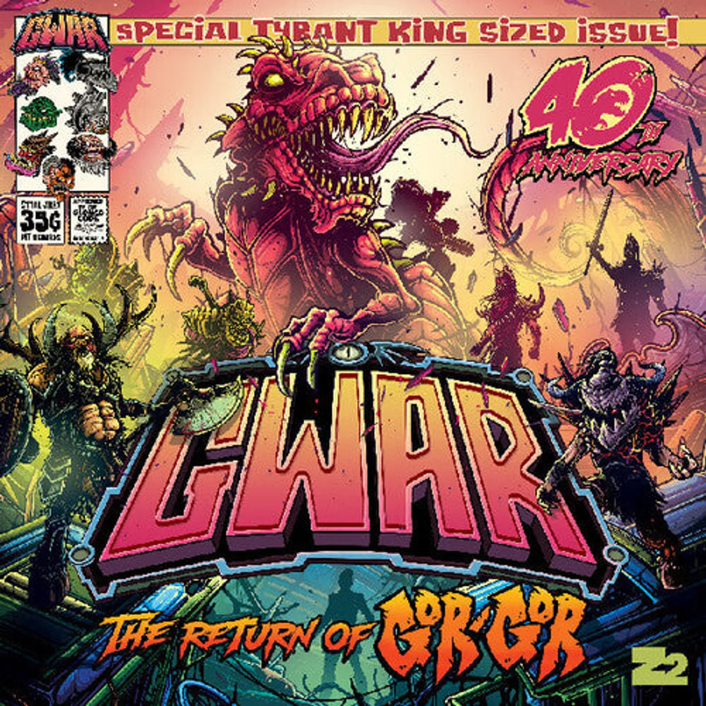 Gwar LP Vinyl - Return Of Gor Gor (Comc) (Cvnl) (Ogv) (Purp)