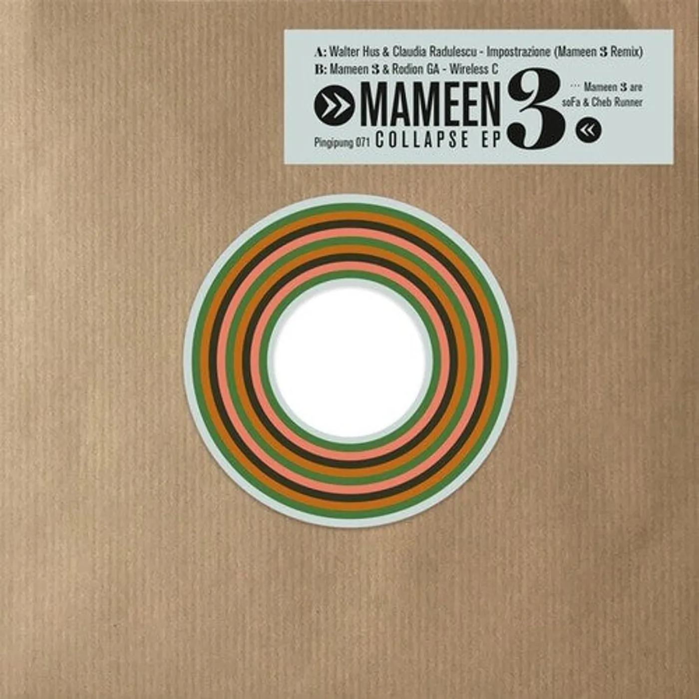 Mameen 3 LP Vinyl - Collapse (Ep)