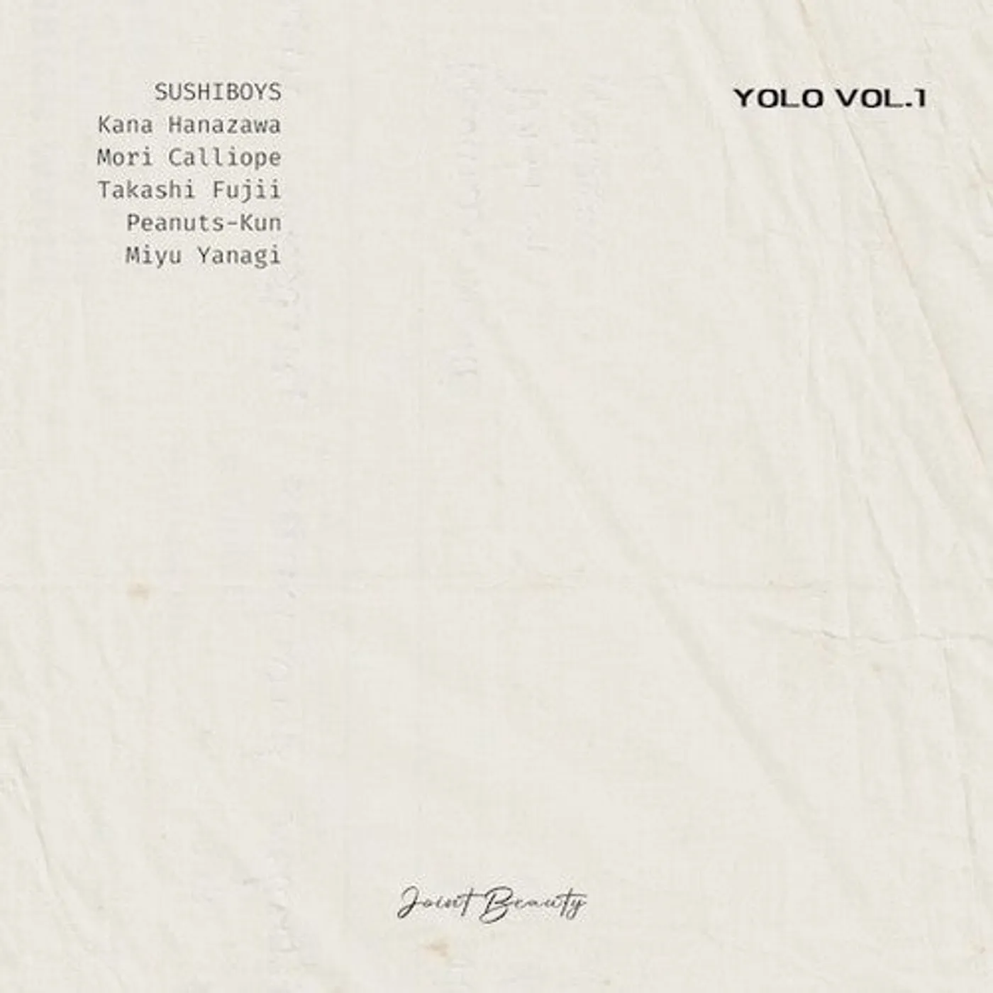 Joint Beauty LP Vinyl - Yolo Vol. 1