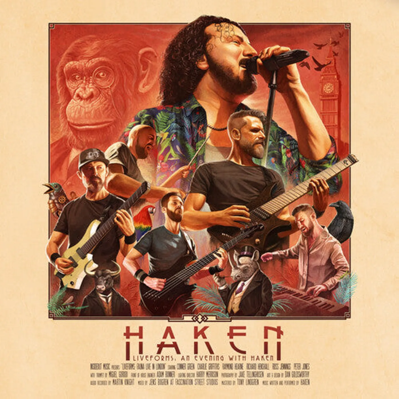 Haken LP Vinyl - Liveforms: Fauna Live In London (Coloured Vinyl) (Gate Fold)
