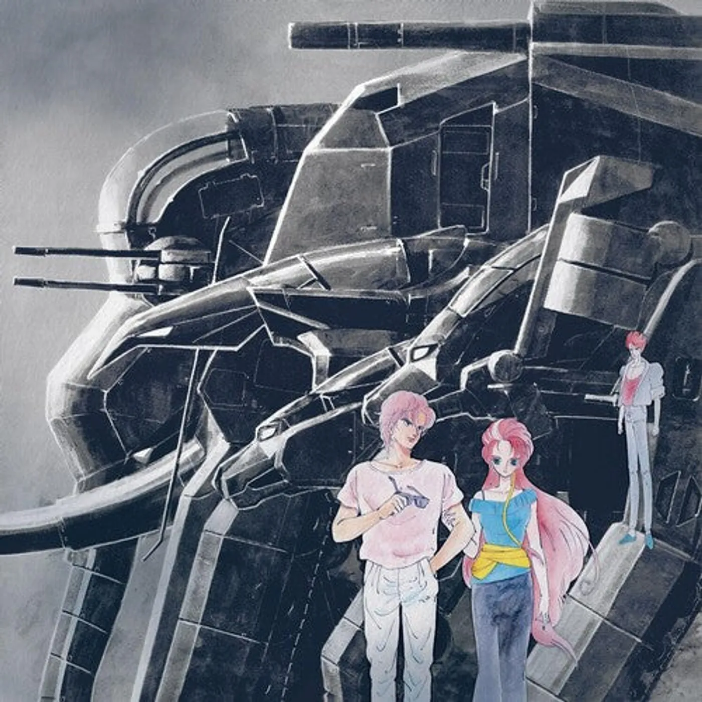 Osamu Totsuka LP Vinyl - God Bless The Machine Dancouga Bgm Collection 1