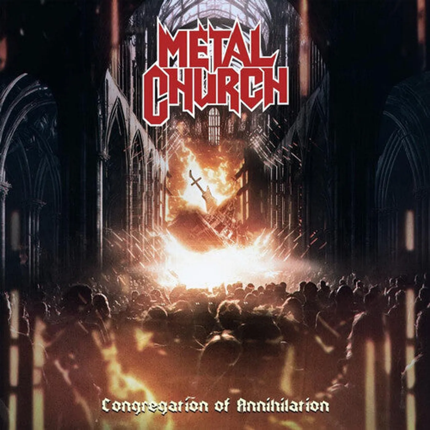 Metal Church LP Vinyl - Congregation Of Annihilation (Coloured Vinyl) (Uk)