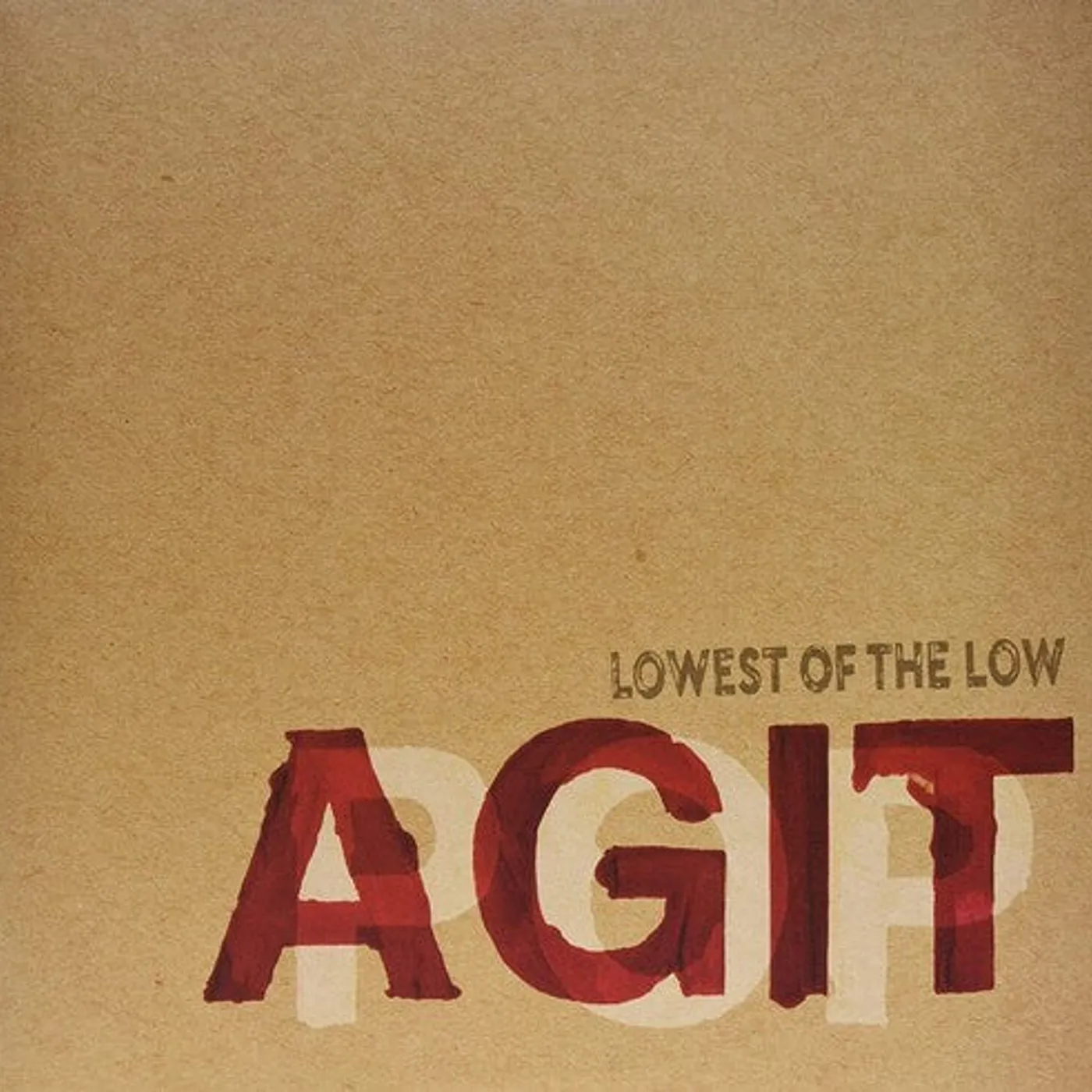 Lowest Of The Low LP Vinyl - Agitpop (Gate Fold)