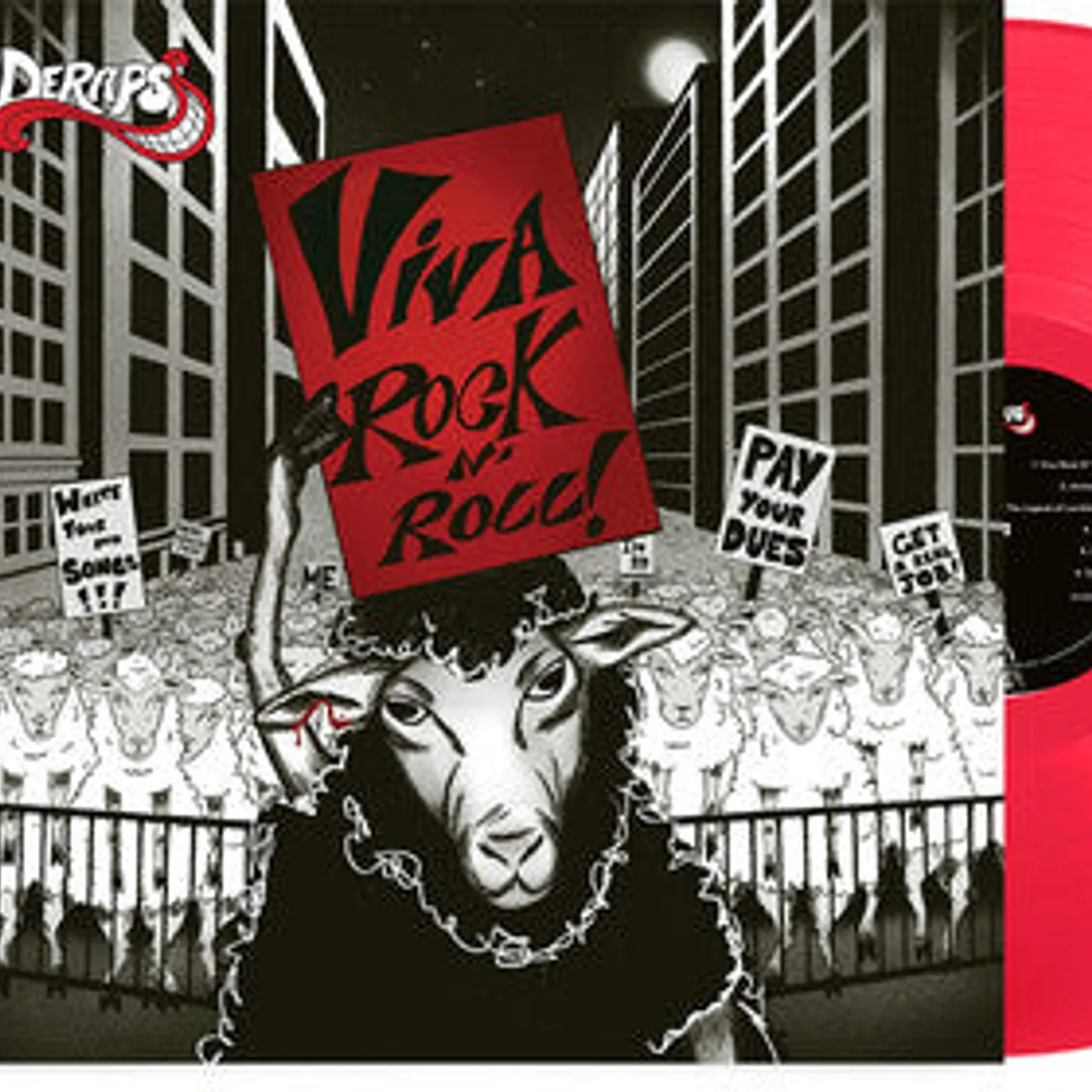 Deraps LP Vinyl - Viva Rock N' Roll - Red Transparent (Coloured Vinyl) (Ltd)