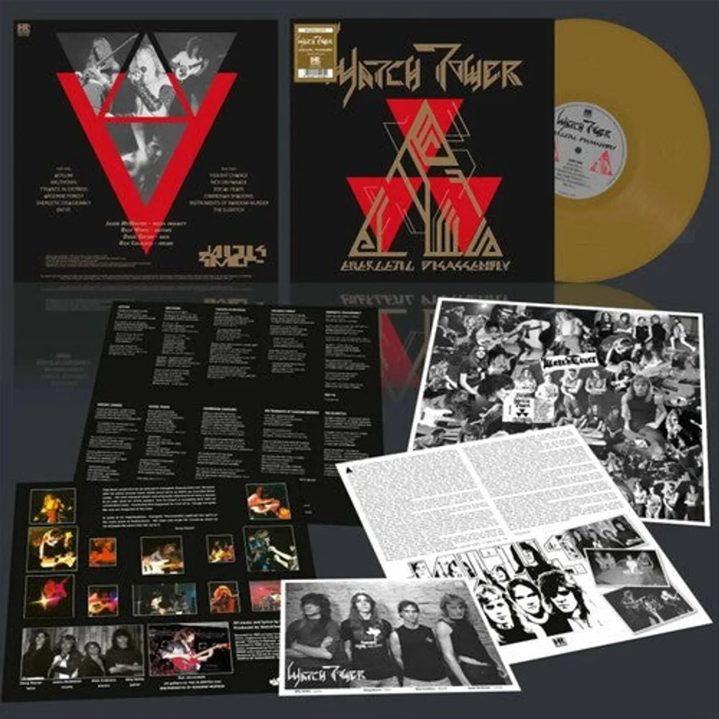 Watchtower LP Vinyl - Energetic Disassembly - Golden (Coloured Vinyl) (Gol) (Rmx)