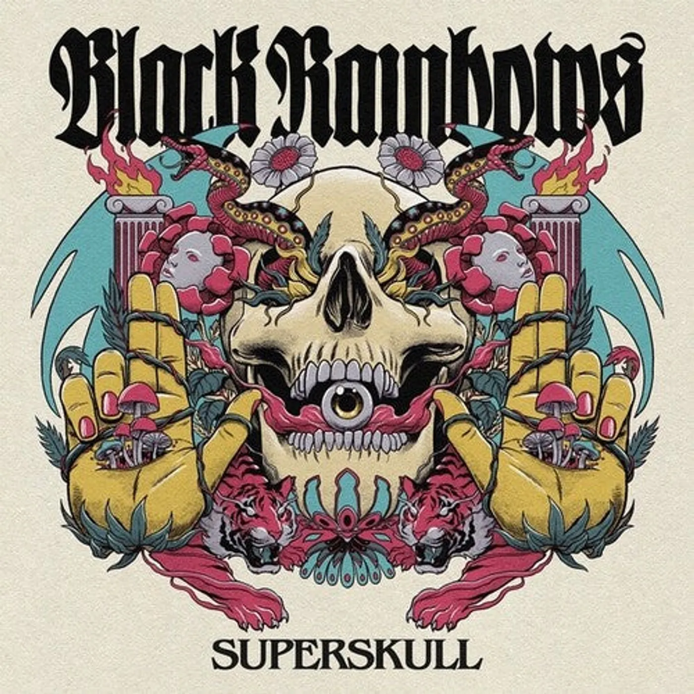 Black Rainbows LP Vinyl - Superskull (Blue) (Coloured Vinyl) (Pnk) (Wht)