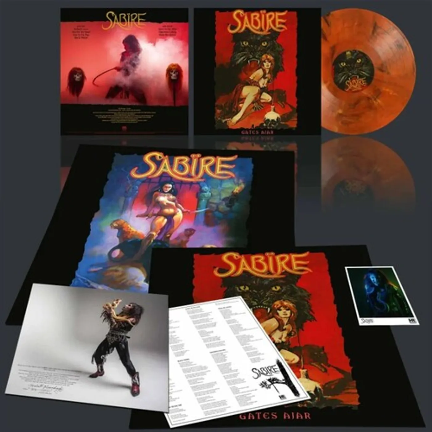 Sabïre LP Vinyl - Gates Ajar (Blk) (Coloured Vinyl) (Org)