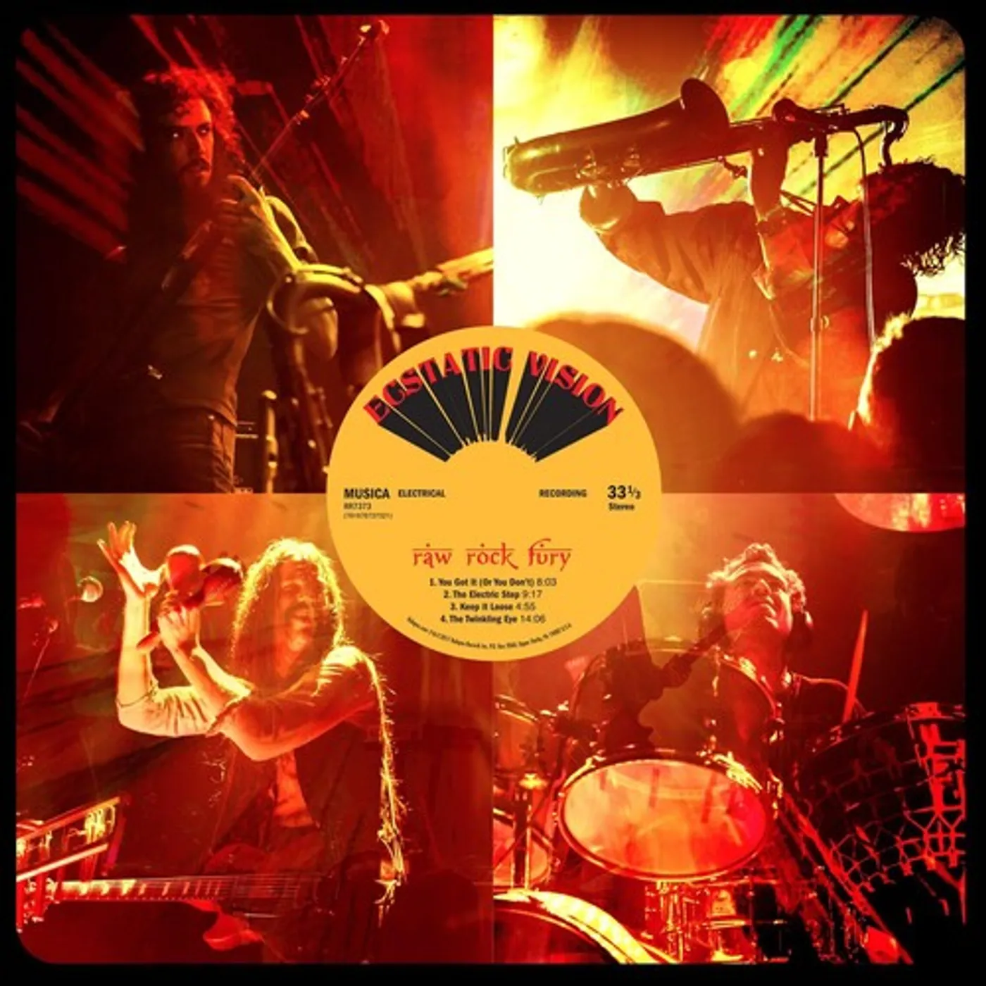 Ecstatic Vision LP Vinyl - Raw Rock Fury