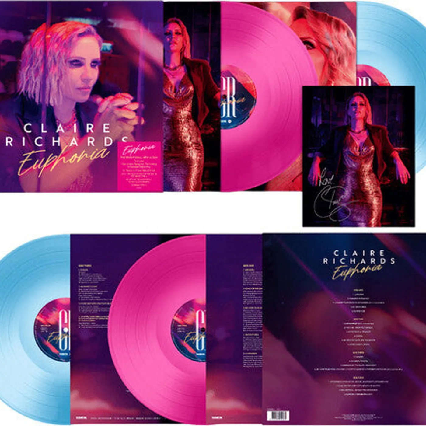 Claire Richards LP Vinyl - Euphoria (Coloured Vinyl) (Ofgv) (Auto) (Uk)