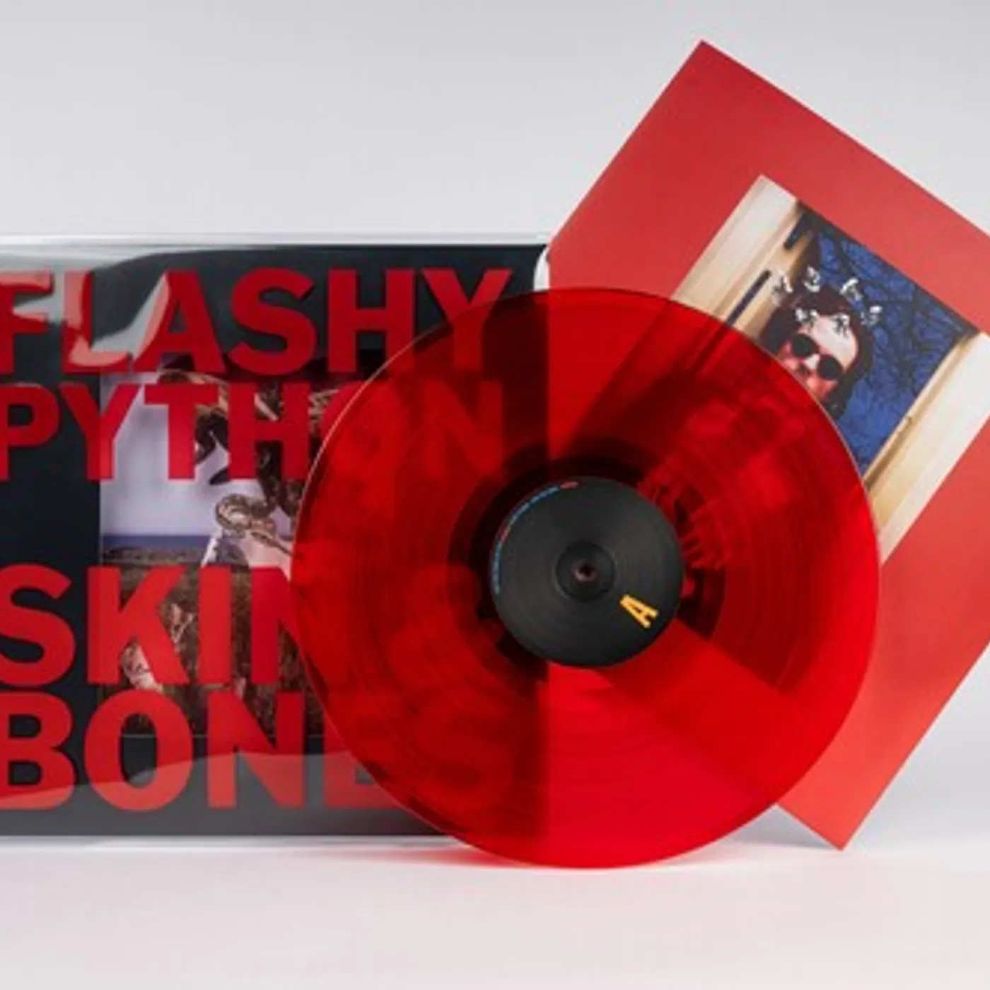 Flashy Python LP Vinyl - Skin & Bones - Red (Coloured Vinyl) (Red)