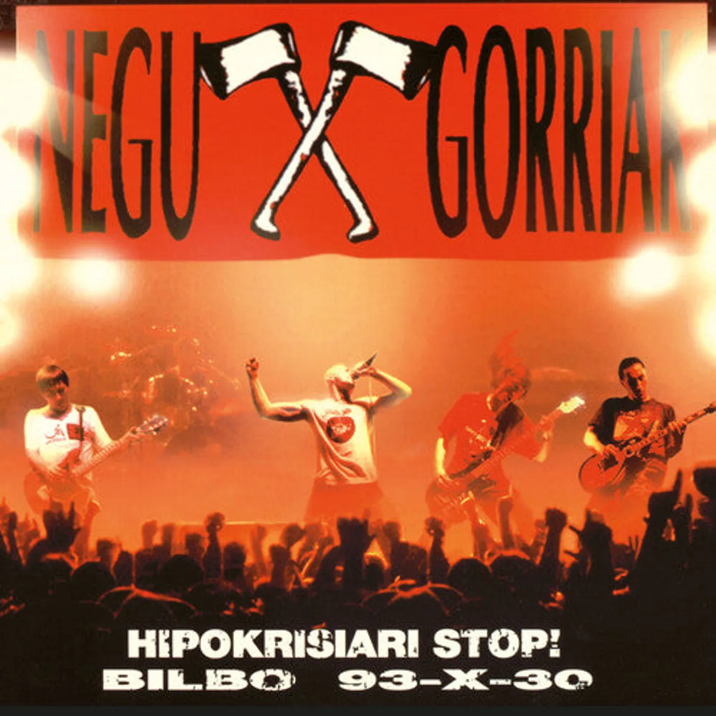 Negu Gorriak LP Vinyl - Hipokrisiari Stop: Bilbo 93-X-30 (Spa)