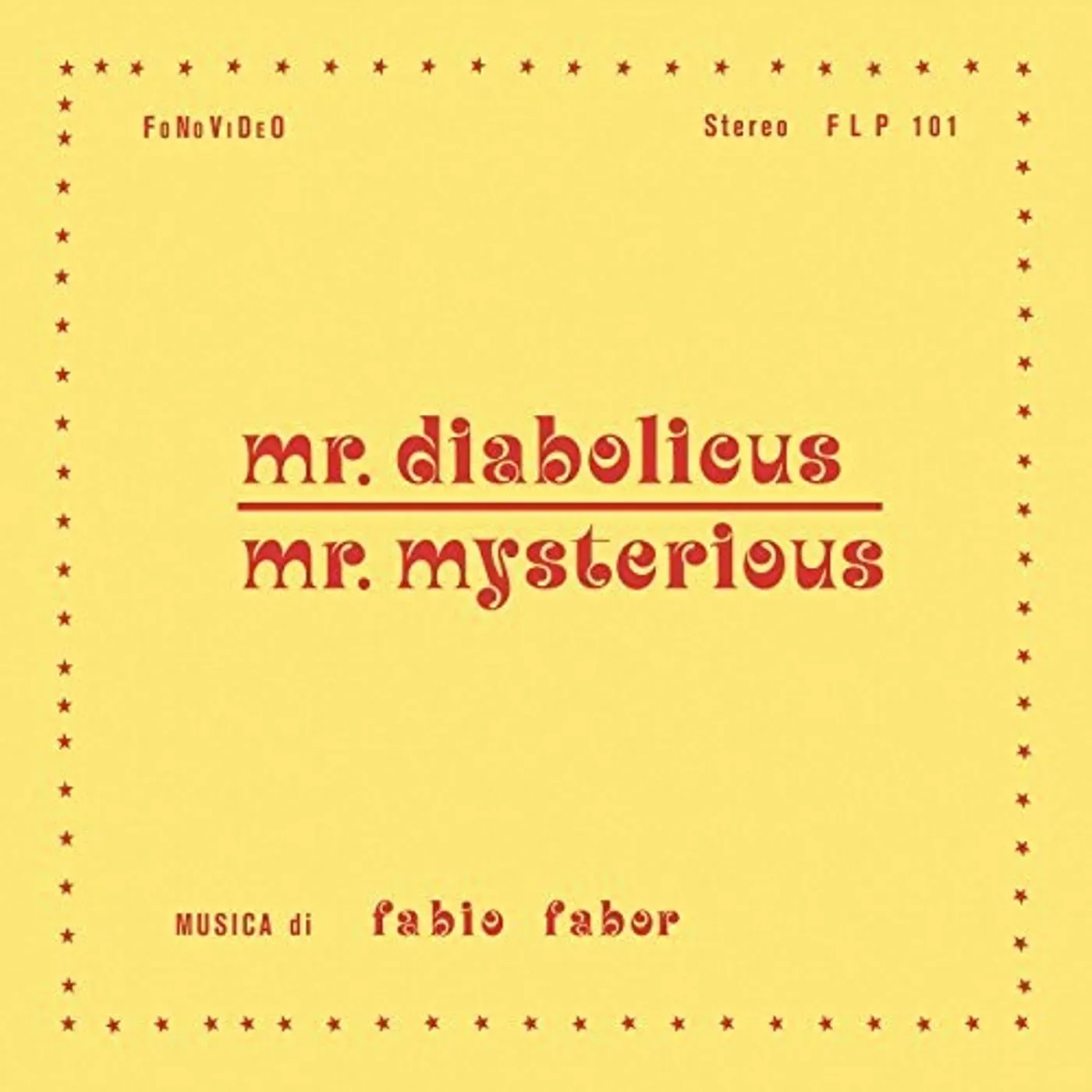 Fabor  LP Vinyl - Mr. Diabolicus: Mr. Mysterious (Box)