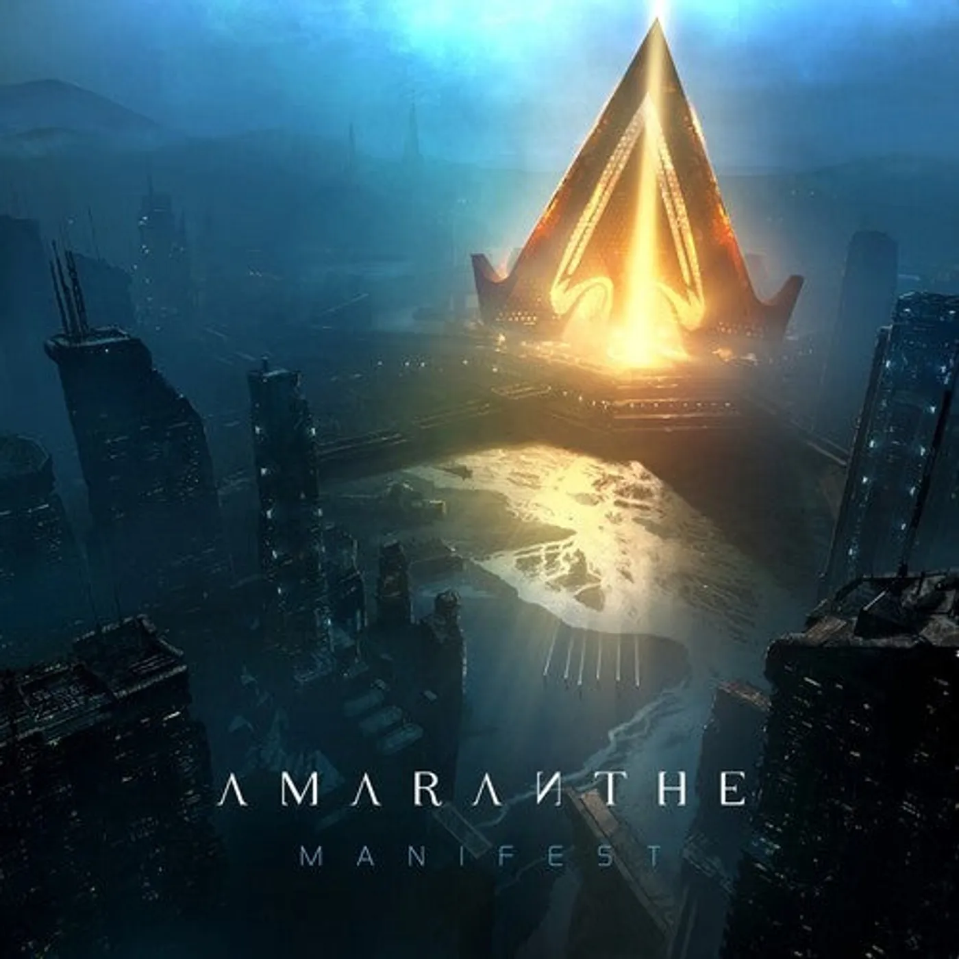 Amaranthe LP Vinyl - Manifest - Cyan (Coloured Vinyl) (Ltd)