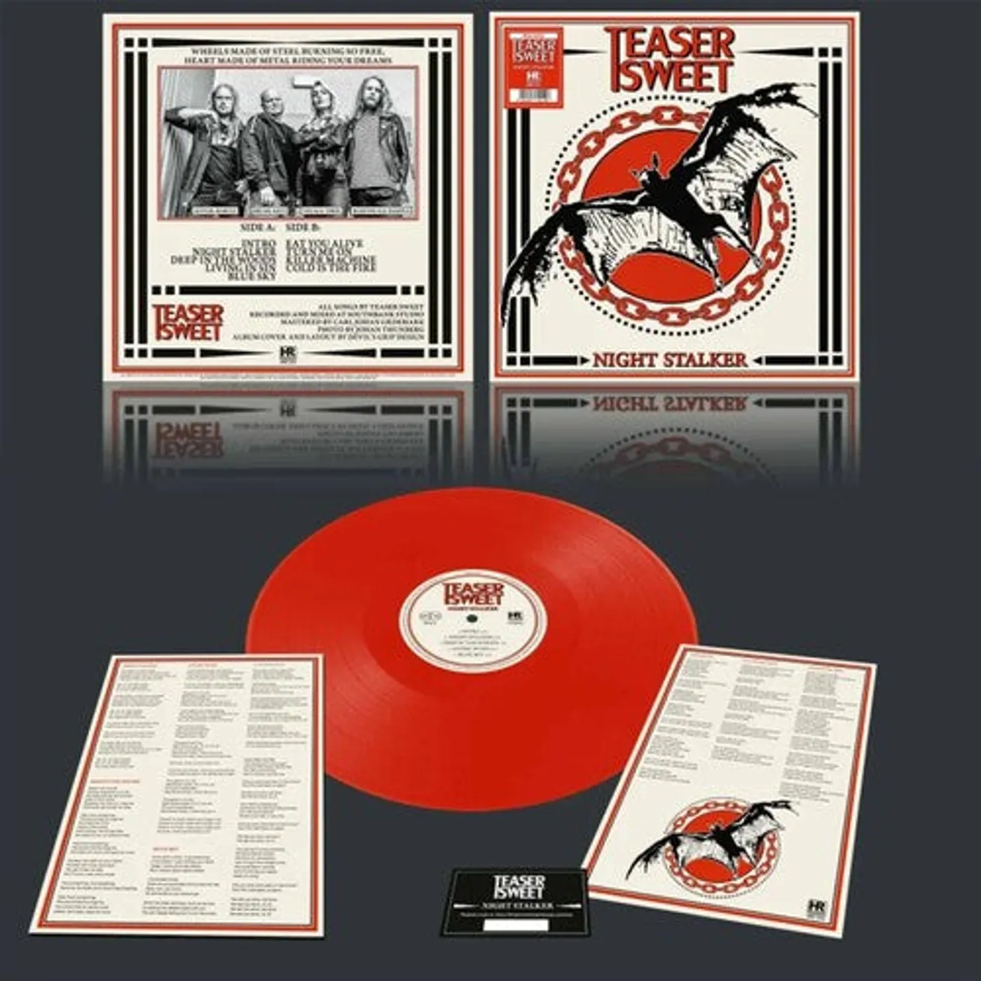 Teaser Sweet LP Vinyl - Night Stalker - Red (Coloured Vinyl) (Red) (Dlcd)