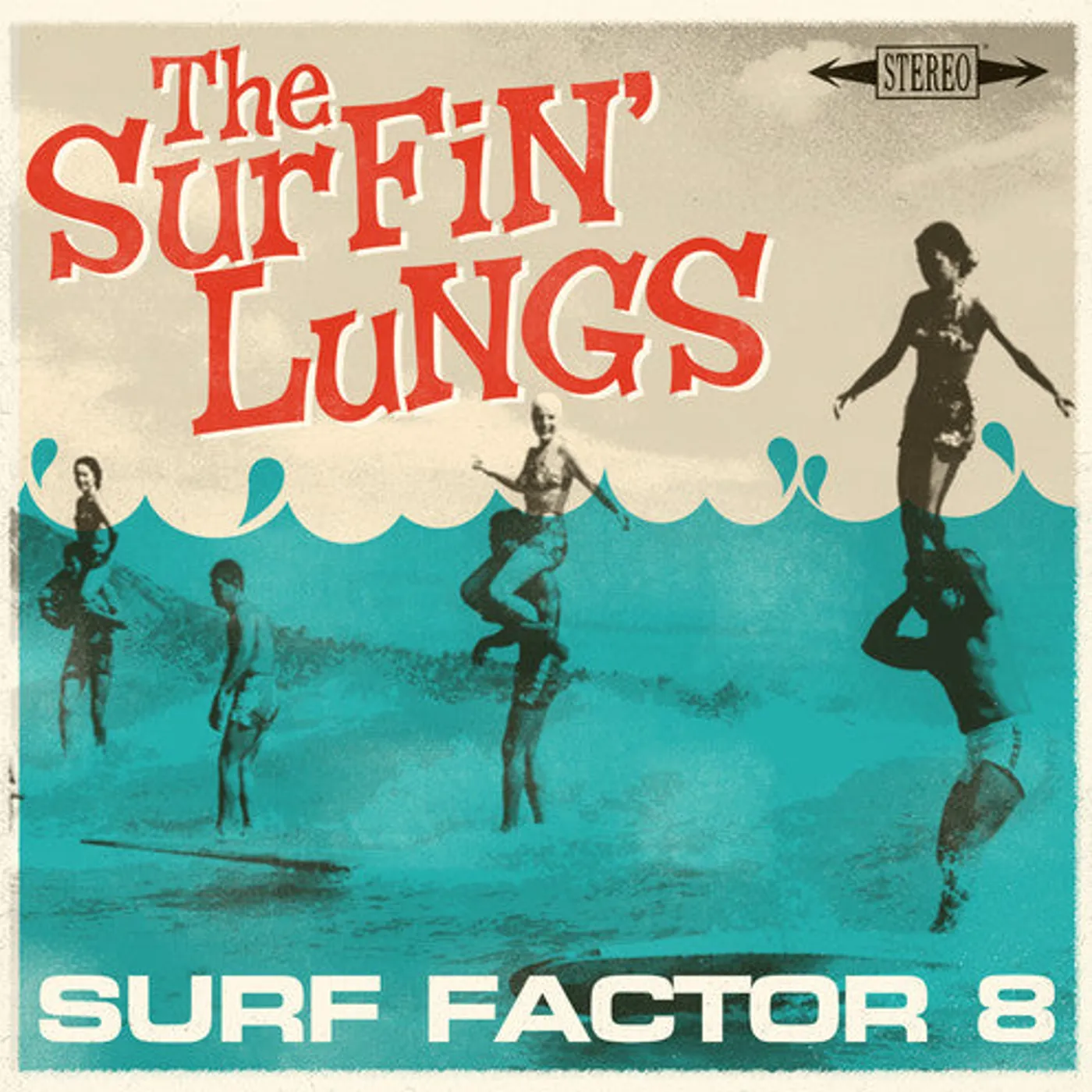 The Surfin' Lungs LP Vinyl - Surf Factor 8