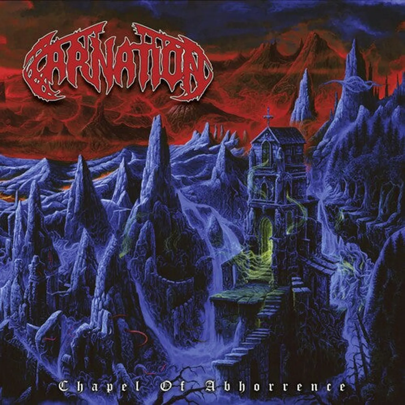 Carnation LP Vinyl - Chapel Of Abhorrence (Coloured Vinyl) (Gate Fold) (Ltd) (Wht)