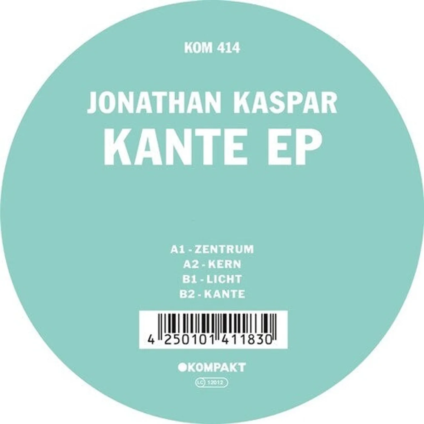 Jonathan Kaspar LP Vinyl - Kante (Ep)