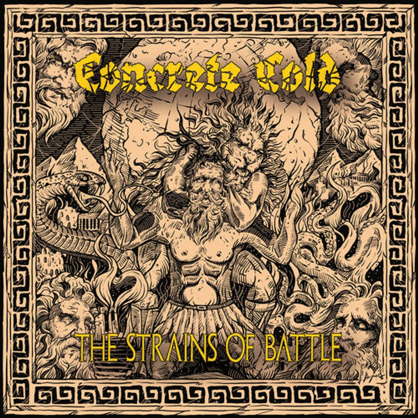 Concrete Cold LP Vinyl - Strains Of Battle (Coloured Vinyl) (Ltd) (Wht)