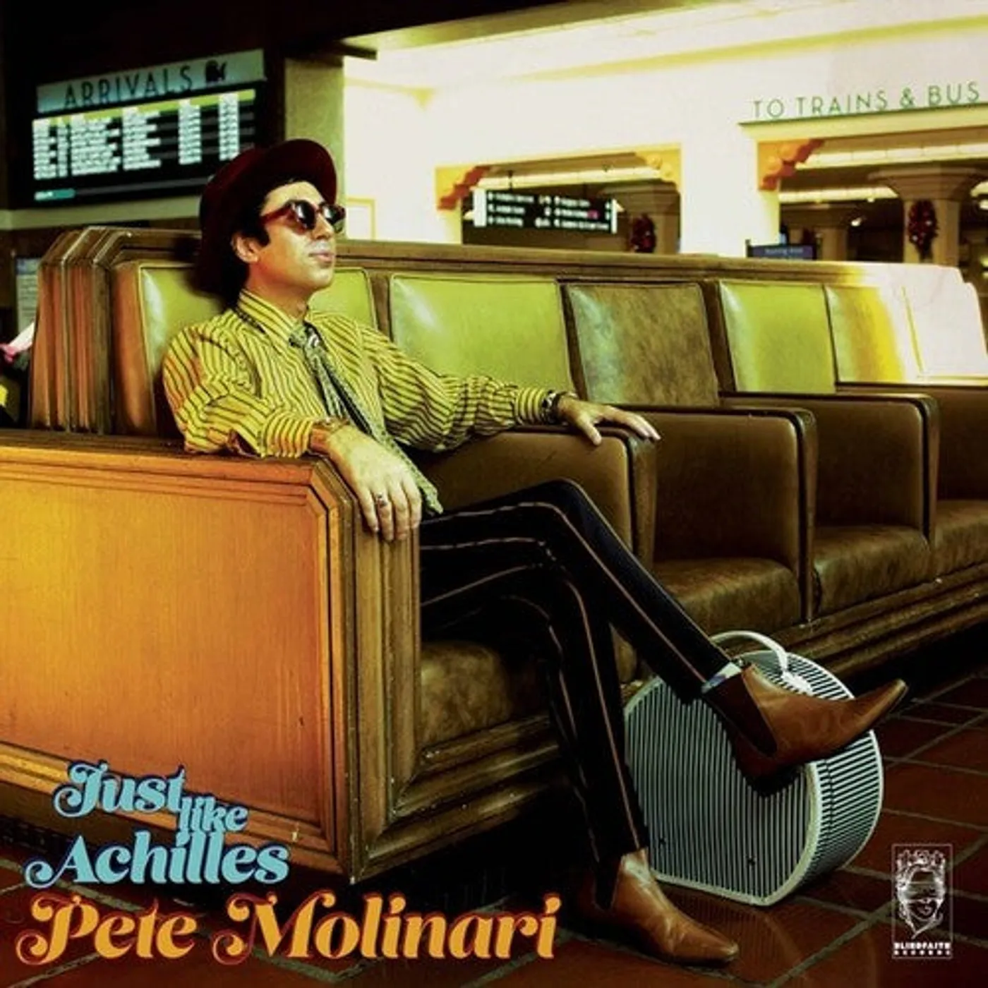 Pete Molinari LP Vinyl - Just Like Achilles (Blue) (Coloured Vinyl)