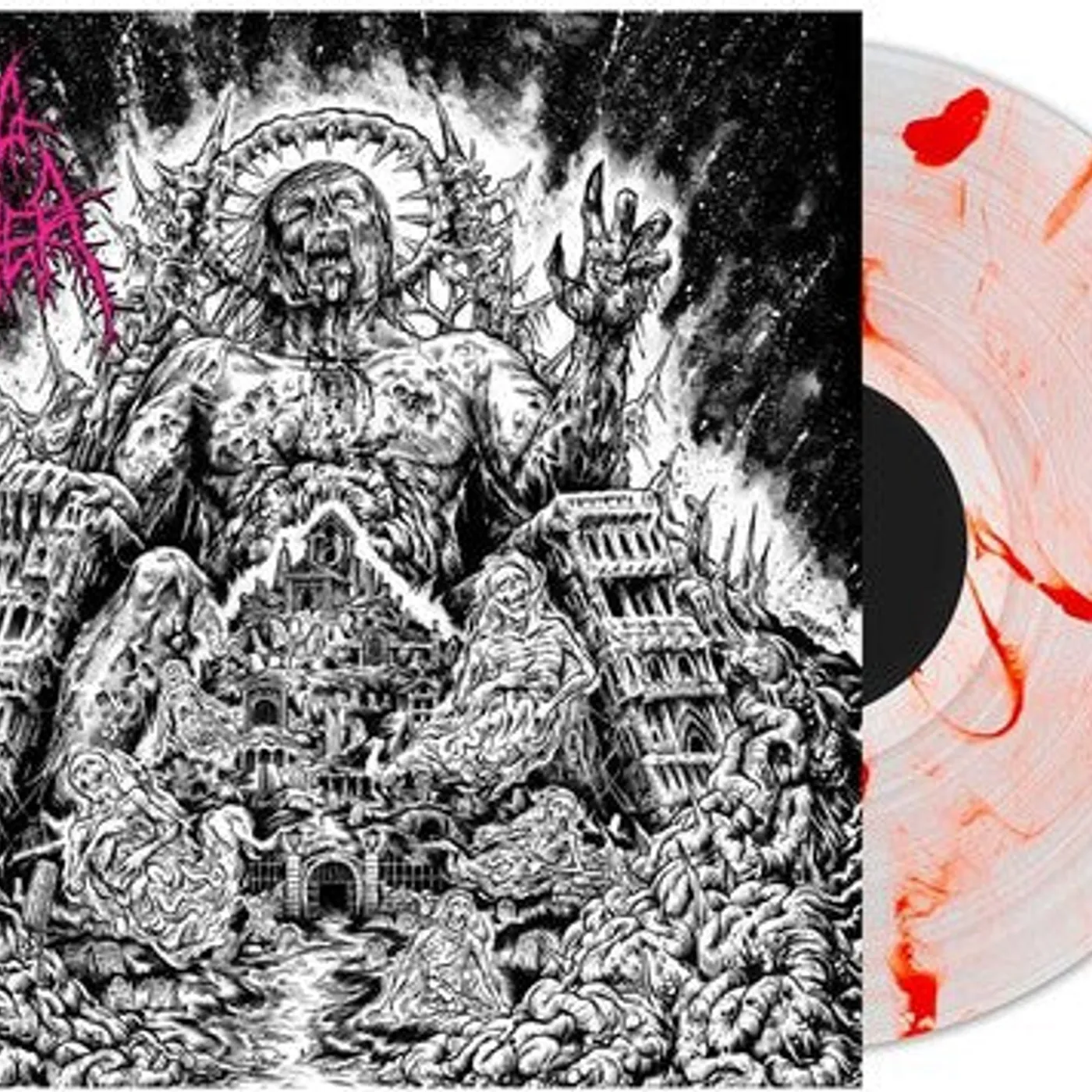 Waking The Cadaver LP Vinyl - Authority Through Intimidation