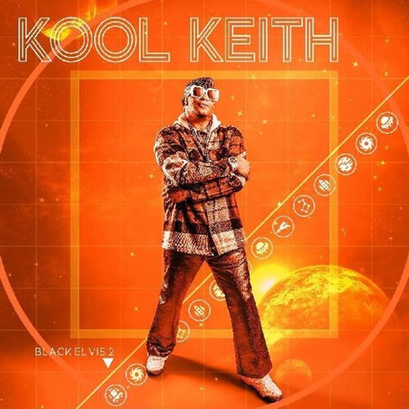 Kool Keith LP Vinyl - Black Elvis 2 (Blue) (Coloured Vinyl)