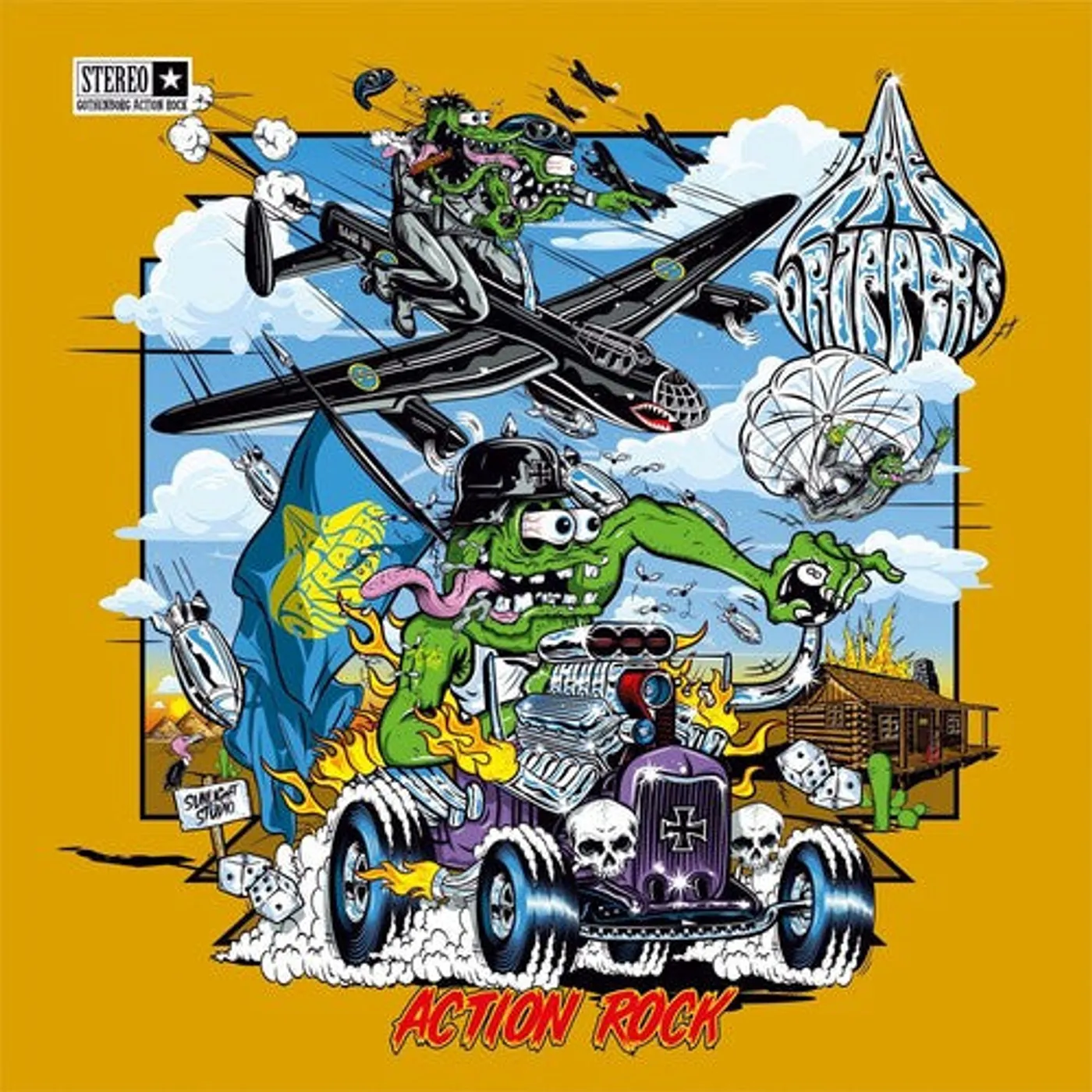 Drippers LP Vinyl - Action Rock (Cvnl) (Grn) (Ylw)