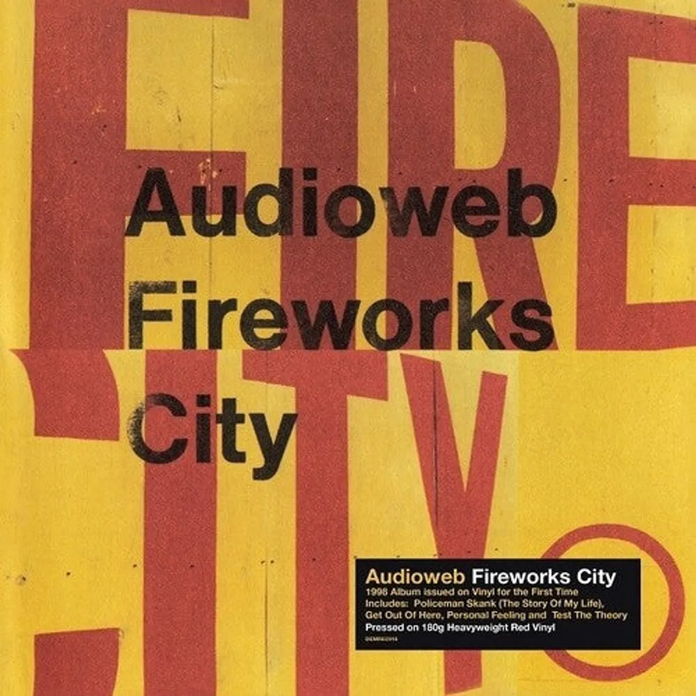 Audioweb LP Vinyl - Fireworks City (Coloured Vinyl) (Ogv) (Red) (Uk)