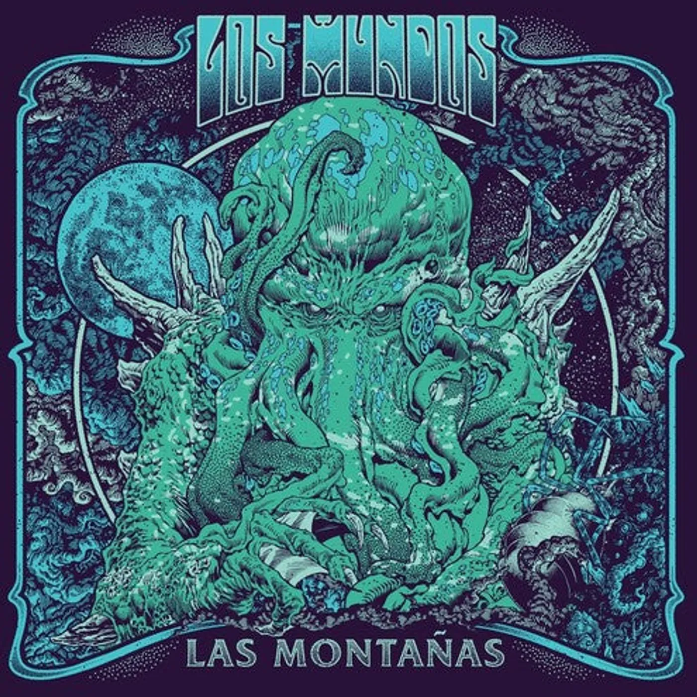 Los Mundos LP Vinyl - Las Montanas (Blue) (Coloured Vinyl) (Ofgv) (Dlcd)