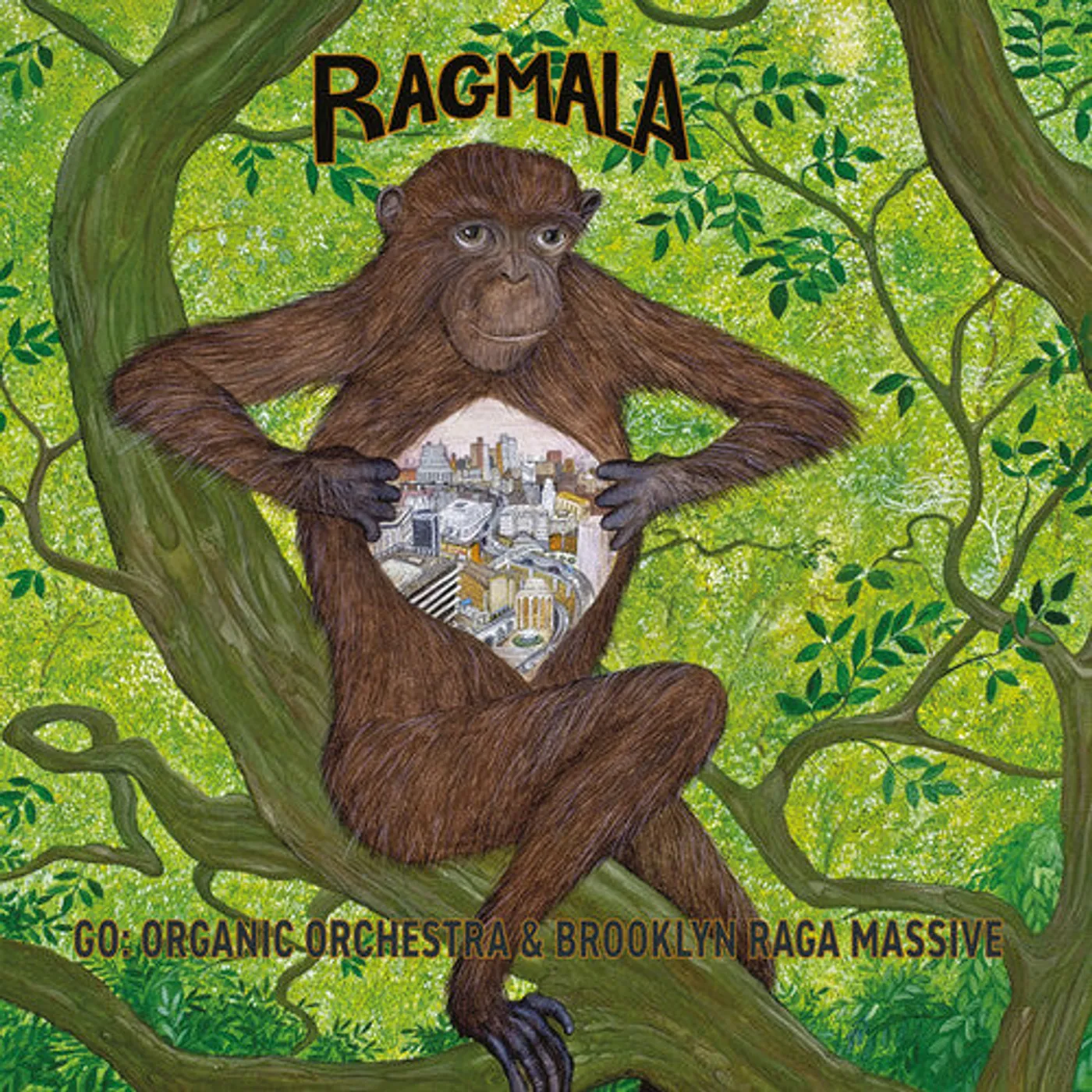 Go Organic Orchestra & Brooklyn Raga Massive LP Vinyl - Ragmala: Garland Of Ragas (Ltd) (Ofv)