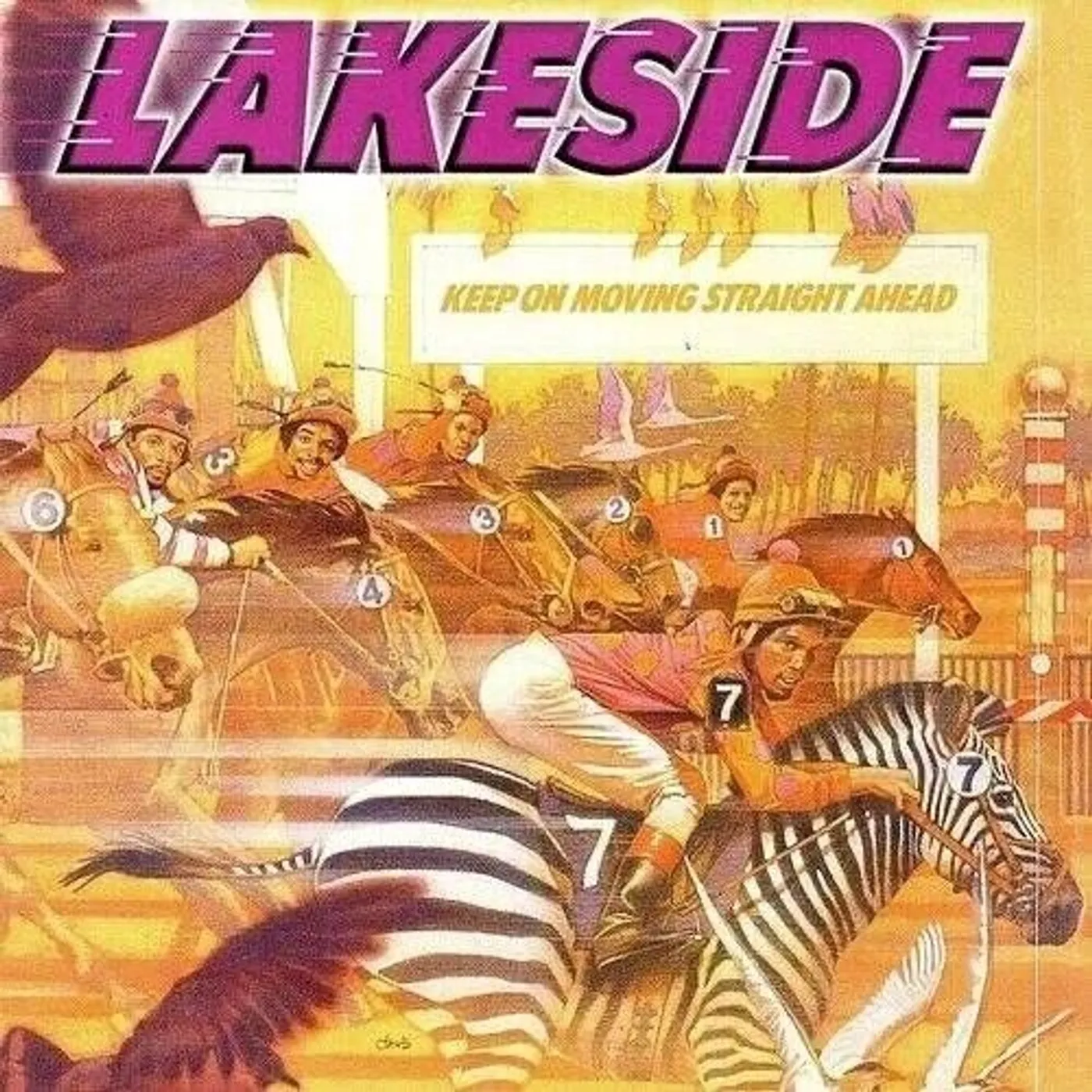 Lakeside LP Vinyl - Keep On Moving Straight Ahead (Can)